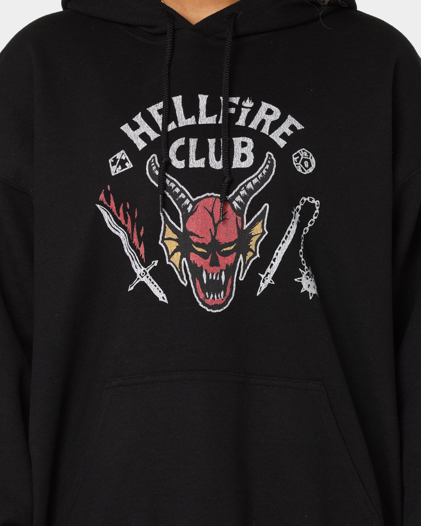 Goat Crew Goat Crew X Stranger Things Hellfire Hoodie Black