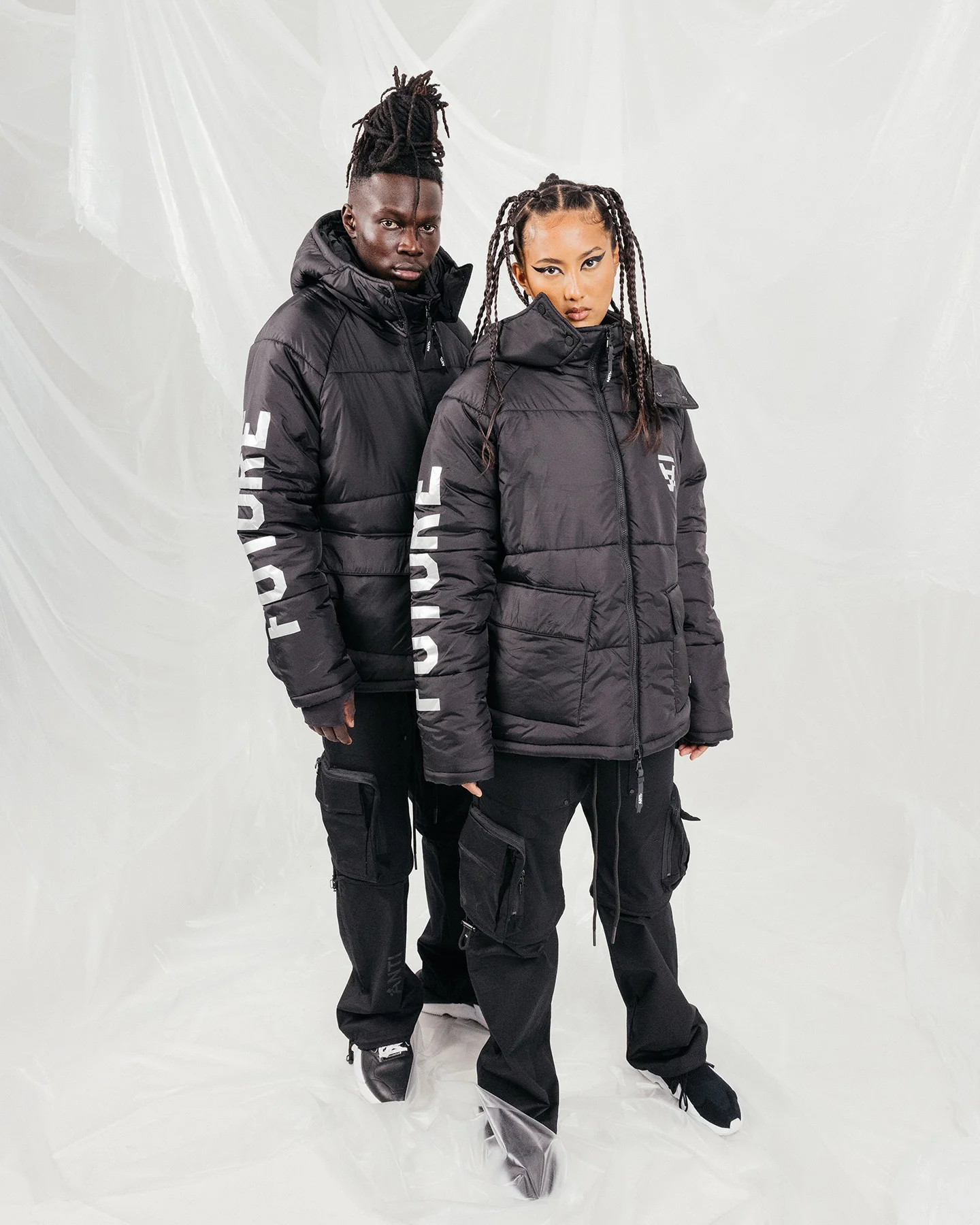 The Anti Order Hyphen ATD Puffer Jacket V2 Black/Silver