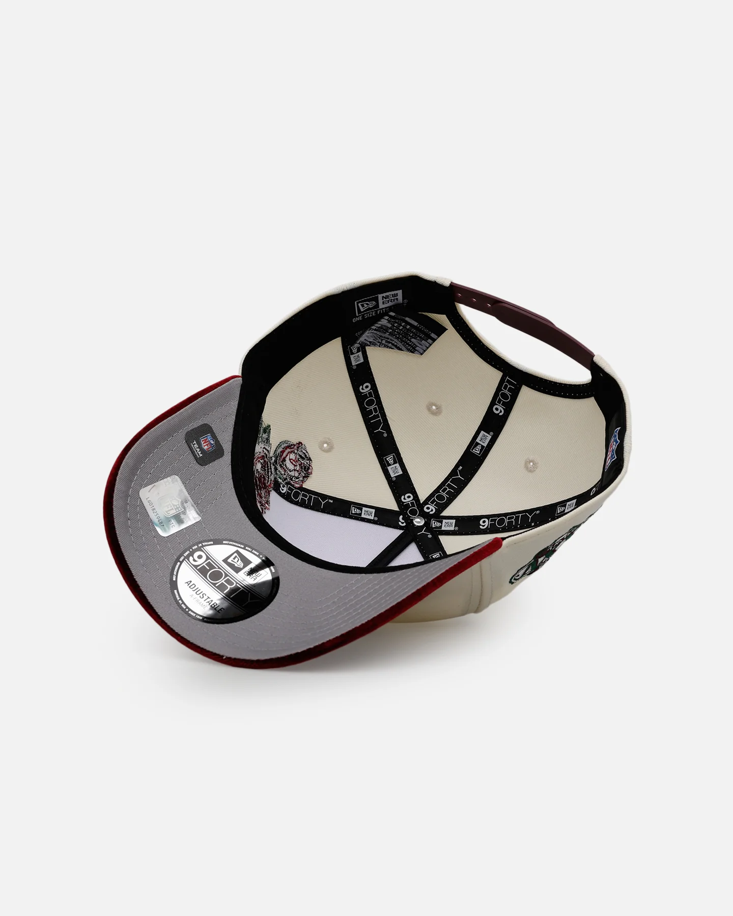 New Era Baltimore Ravens 'Velvet Roses' 9FORTY A-Frame Snapback Chrome