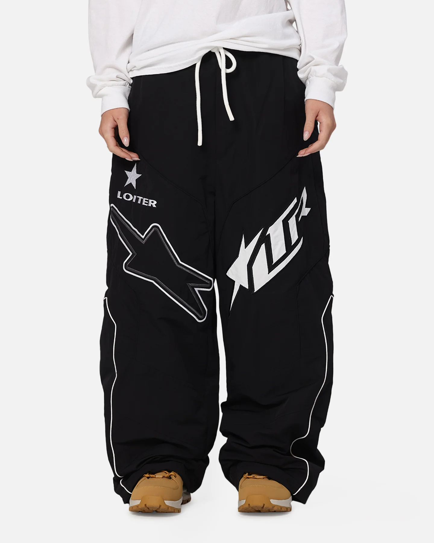 Loiter Motocross Parachute Pants Black