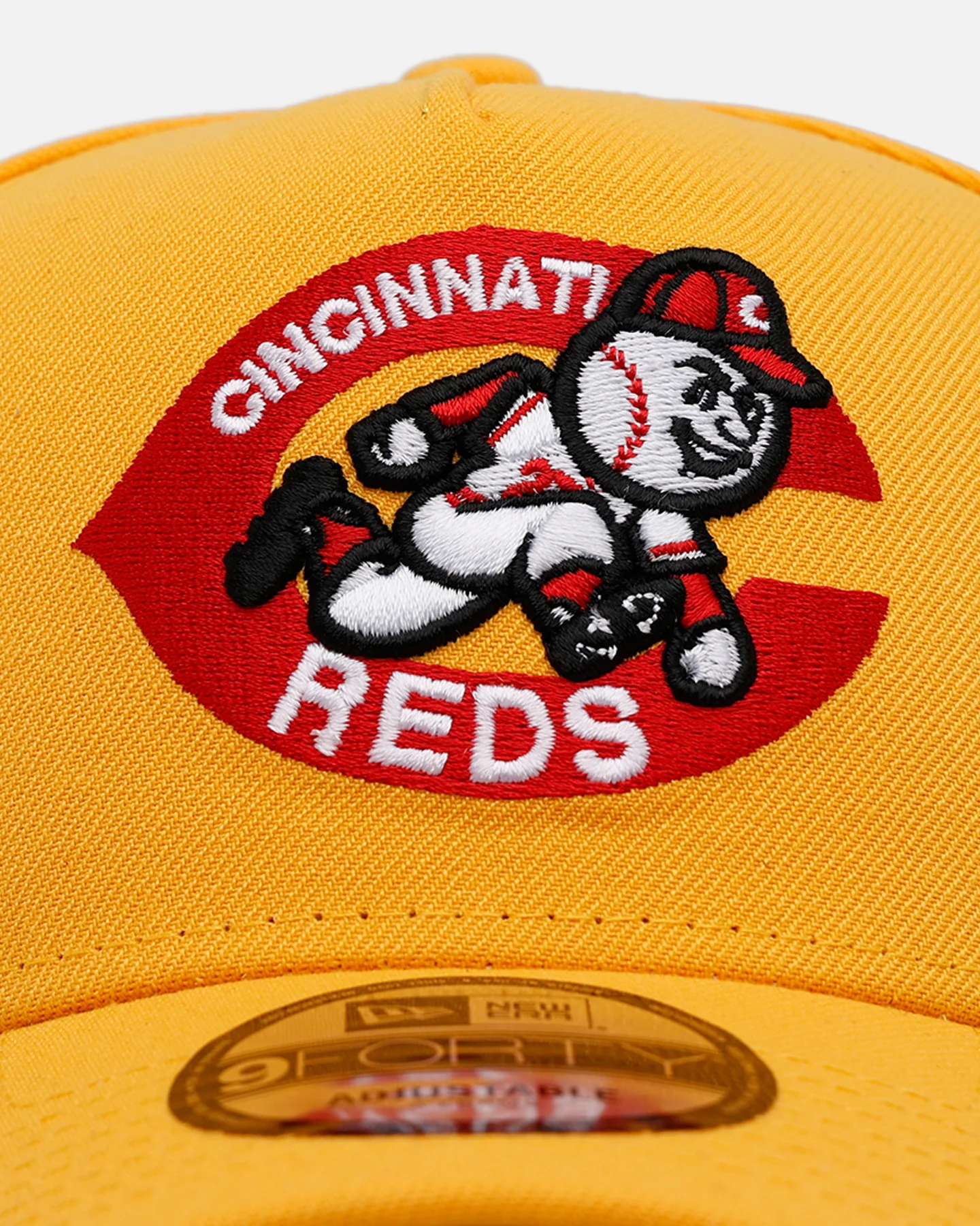 New Era Cincinnati Reds 'Sunshine' 9FORTY A-Frame Snapback Canary
