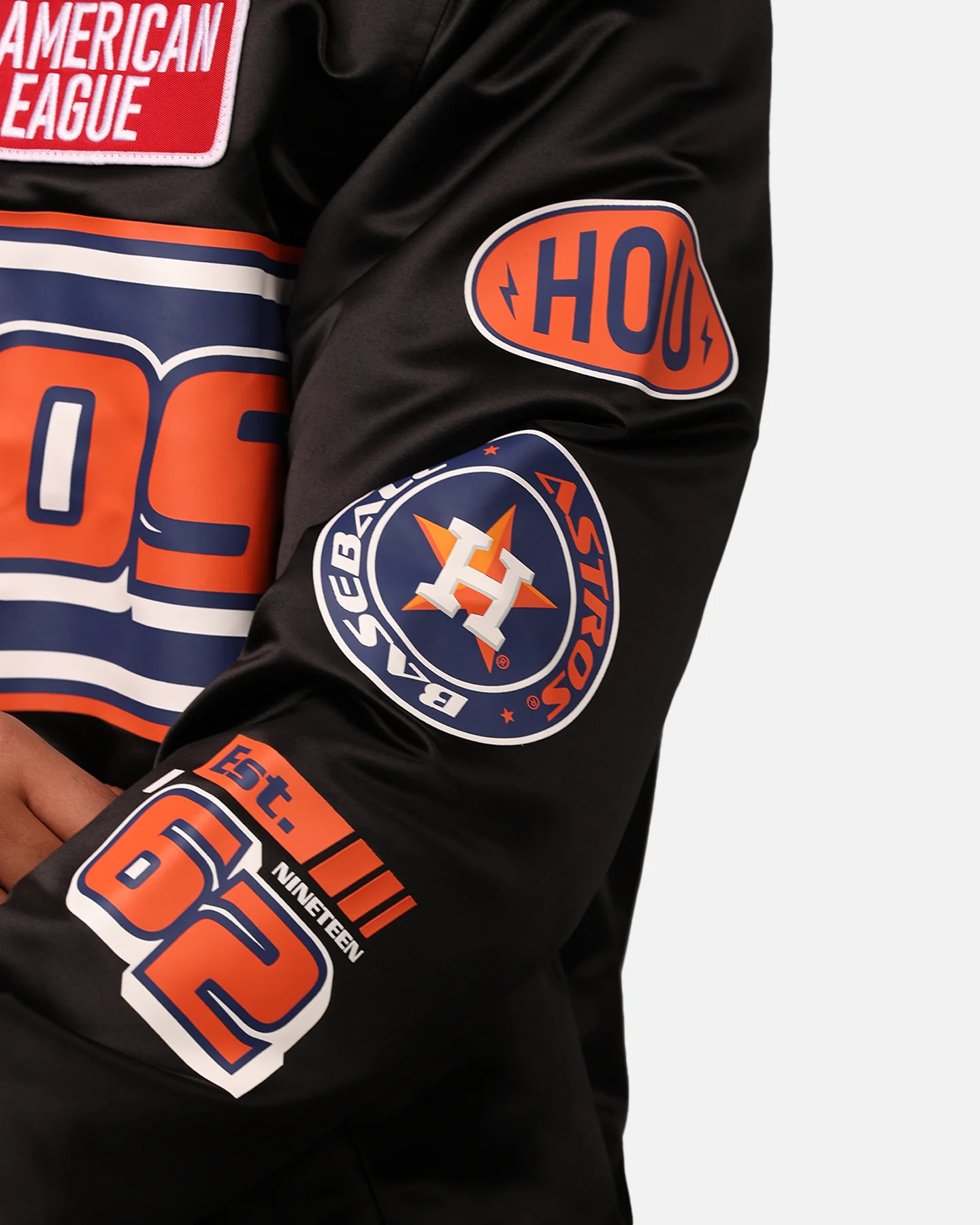 New Era Houston Astros 2024 Rally Drive Jacket Black/White