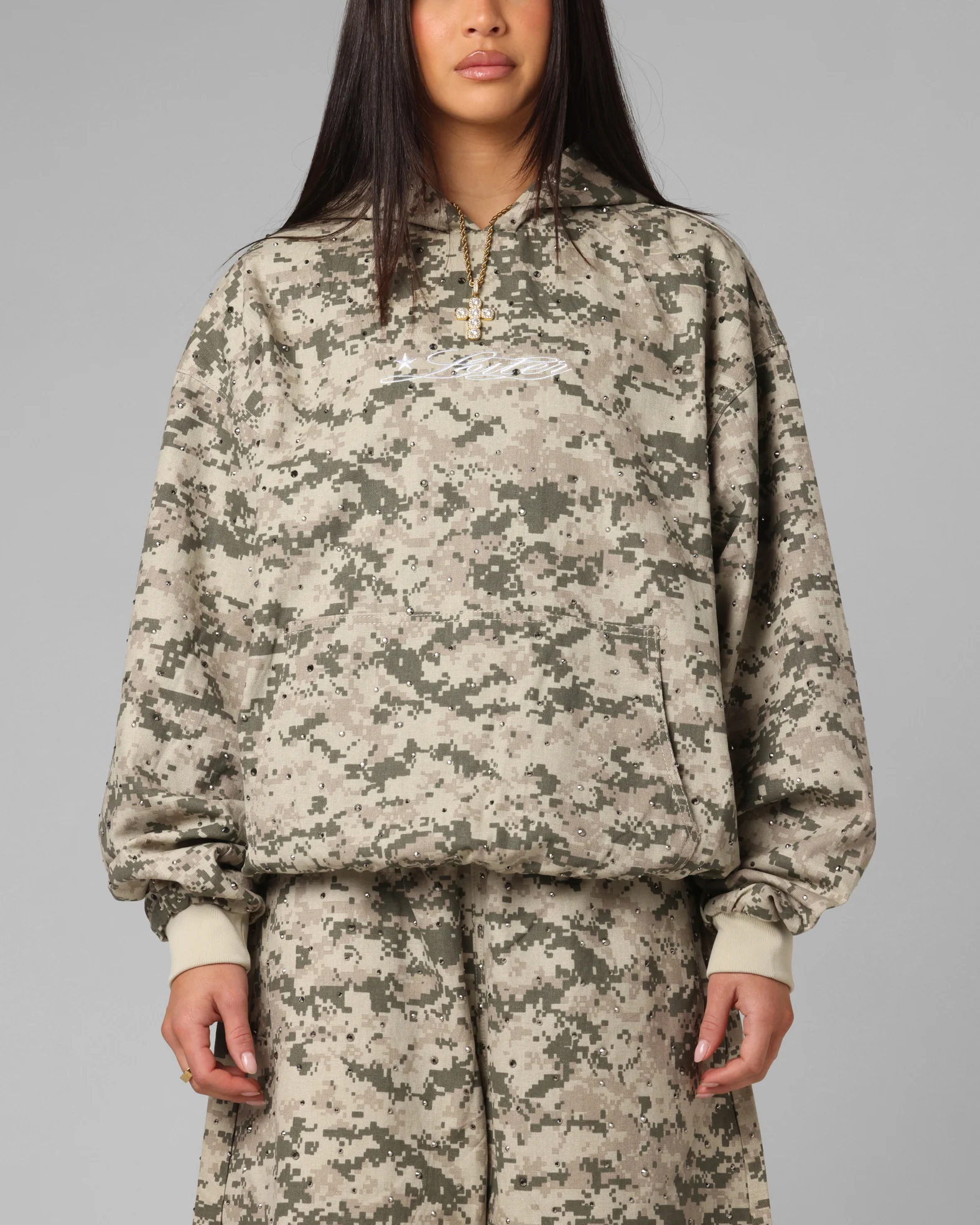 Loiter Hail Storm Premium Hoodie Digi Camo