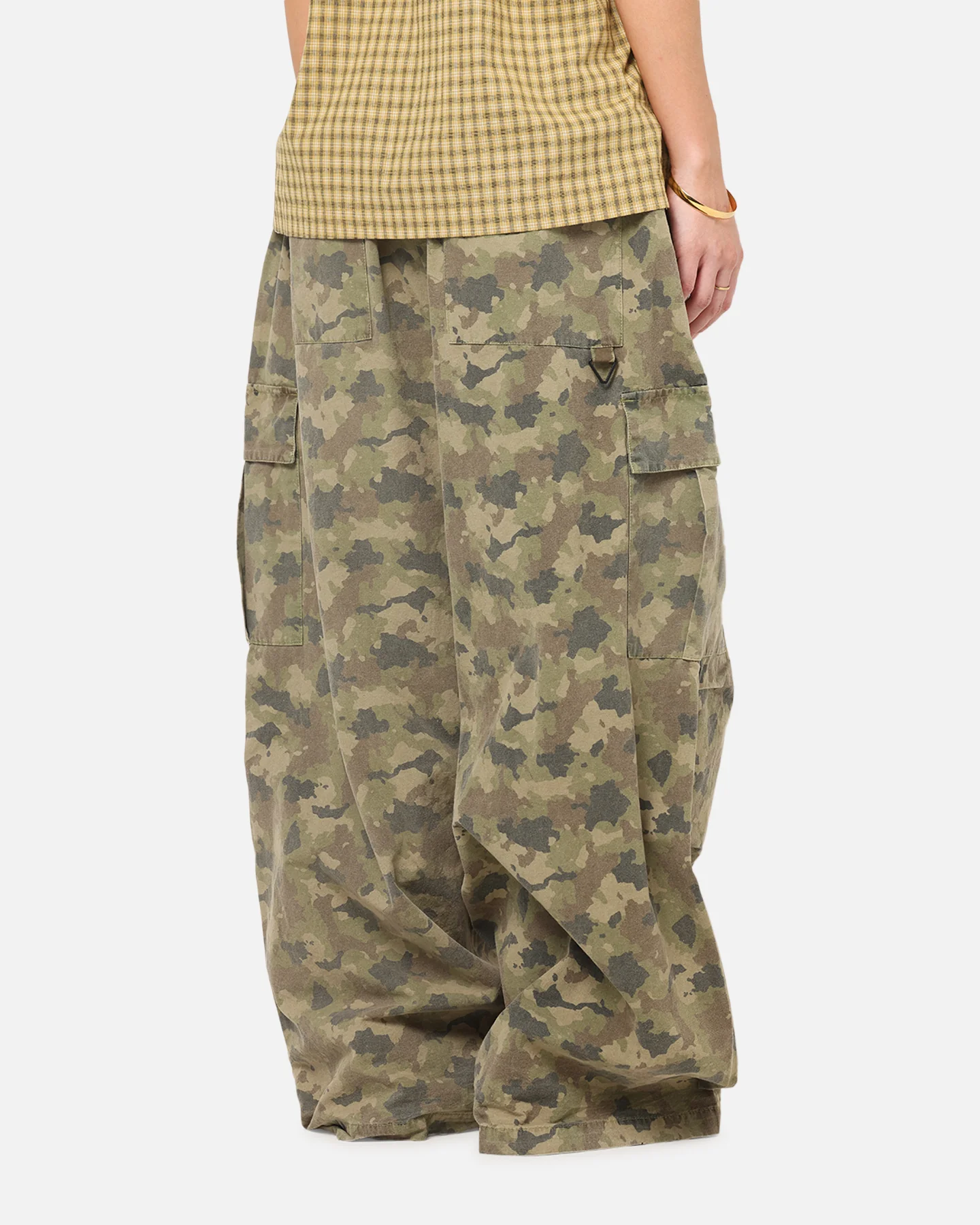 Carre Baggy Cargo Pants Camo
