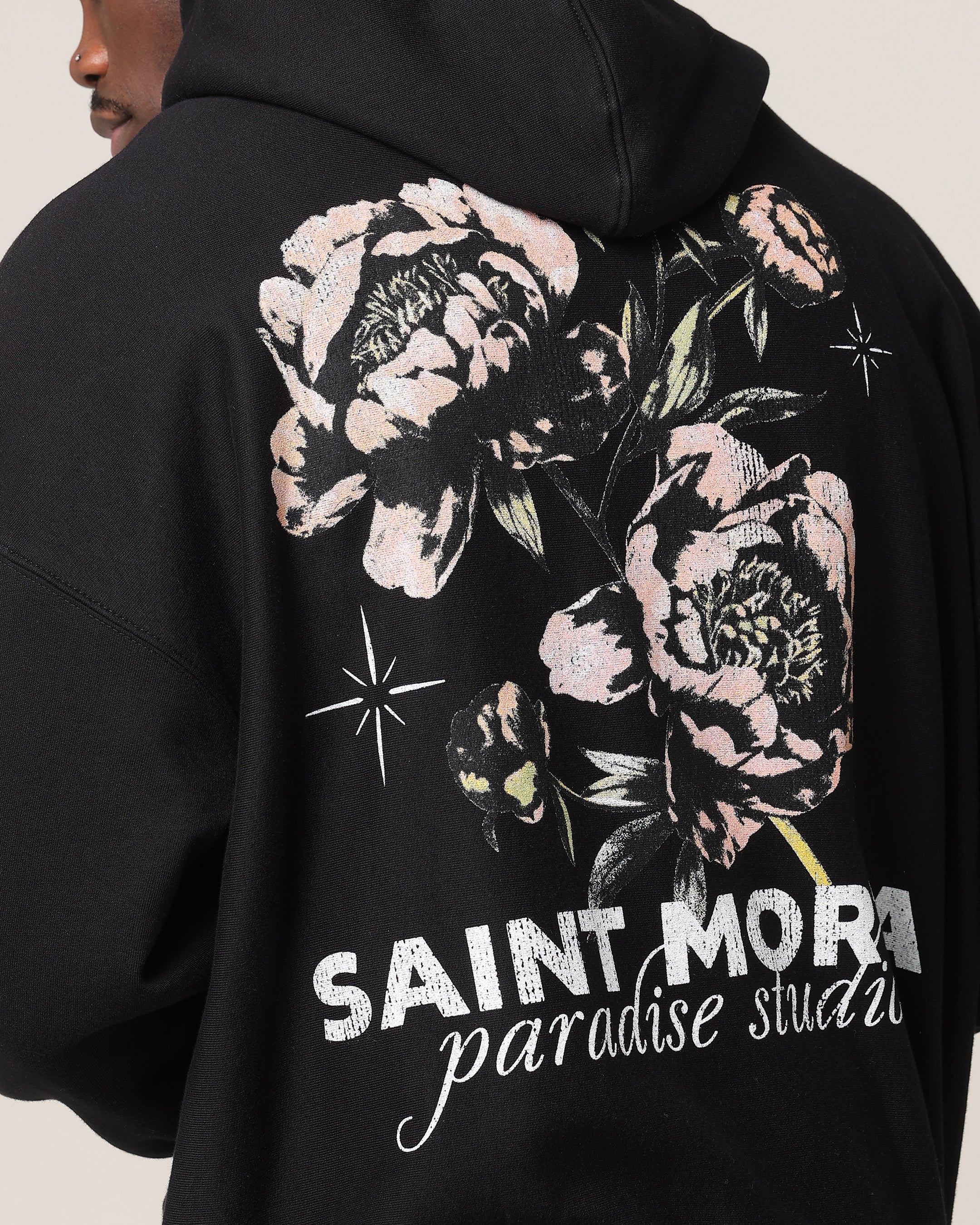 Saint Morta Wildflower Hoodie Black