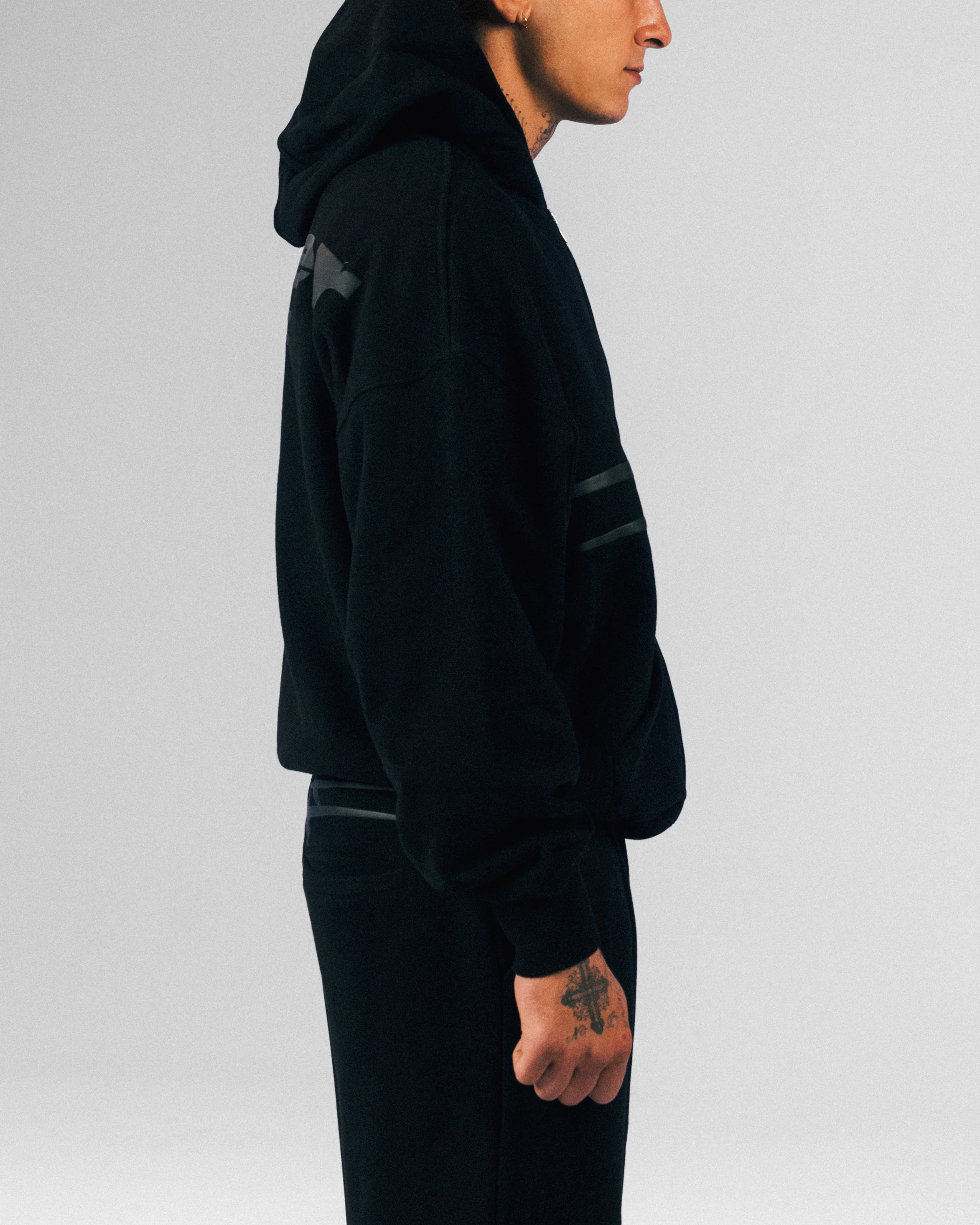 Loiter Celestial Full Zip Hoodie Black