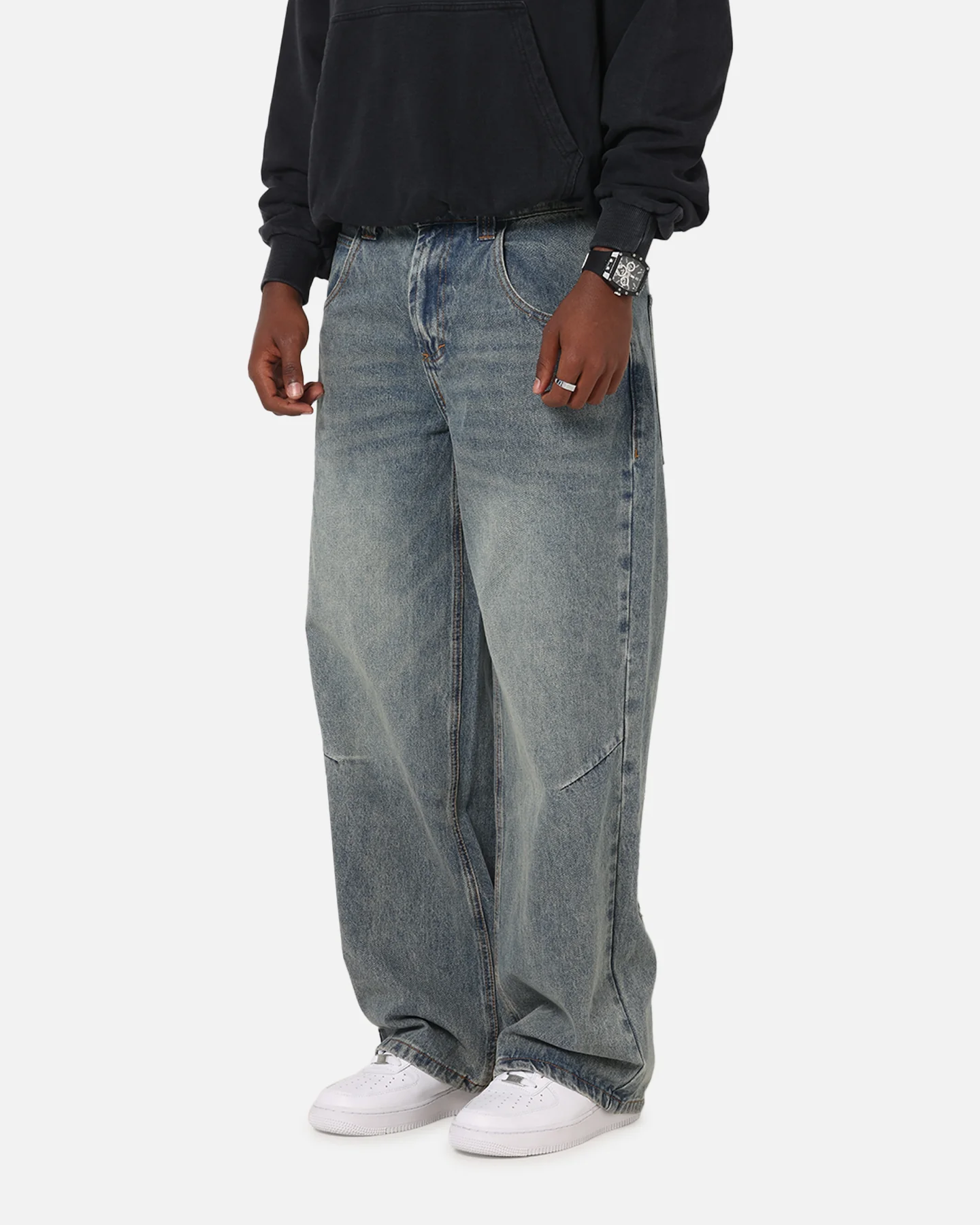 Saint Morta Amplus Crossfire Jeans Dirty Denim