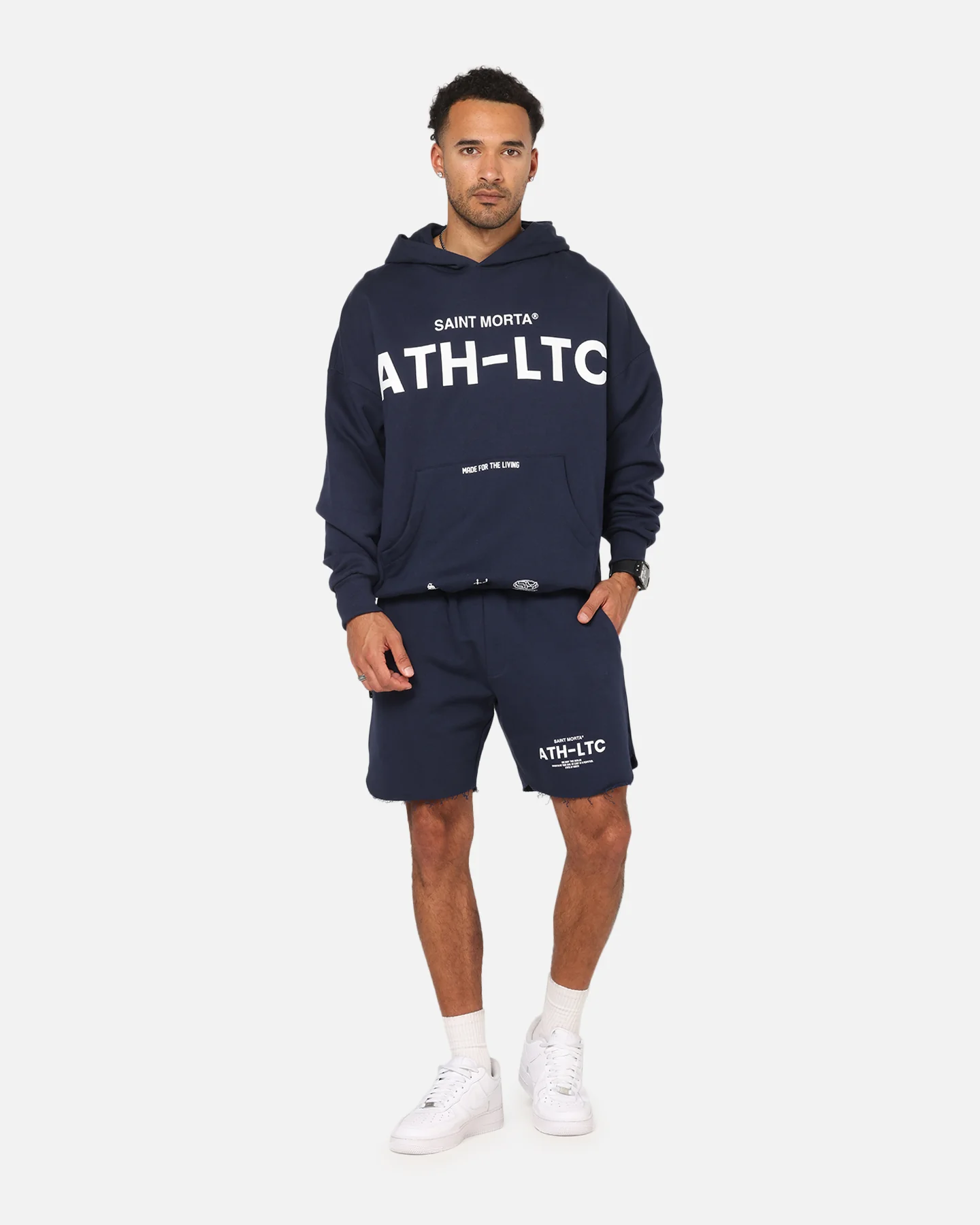 Saint Morta Athltc Hoodie Dark Royal