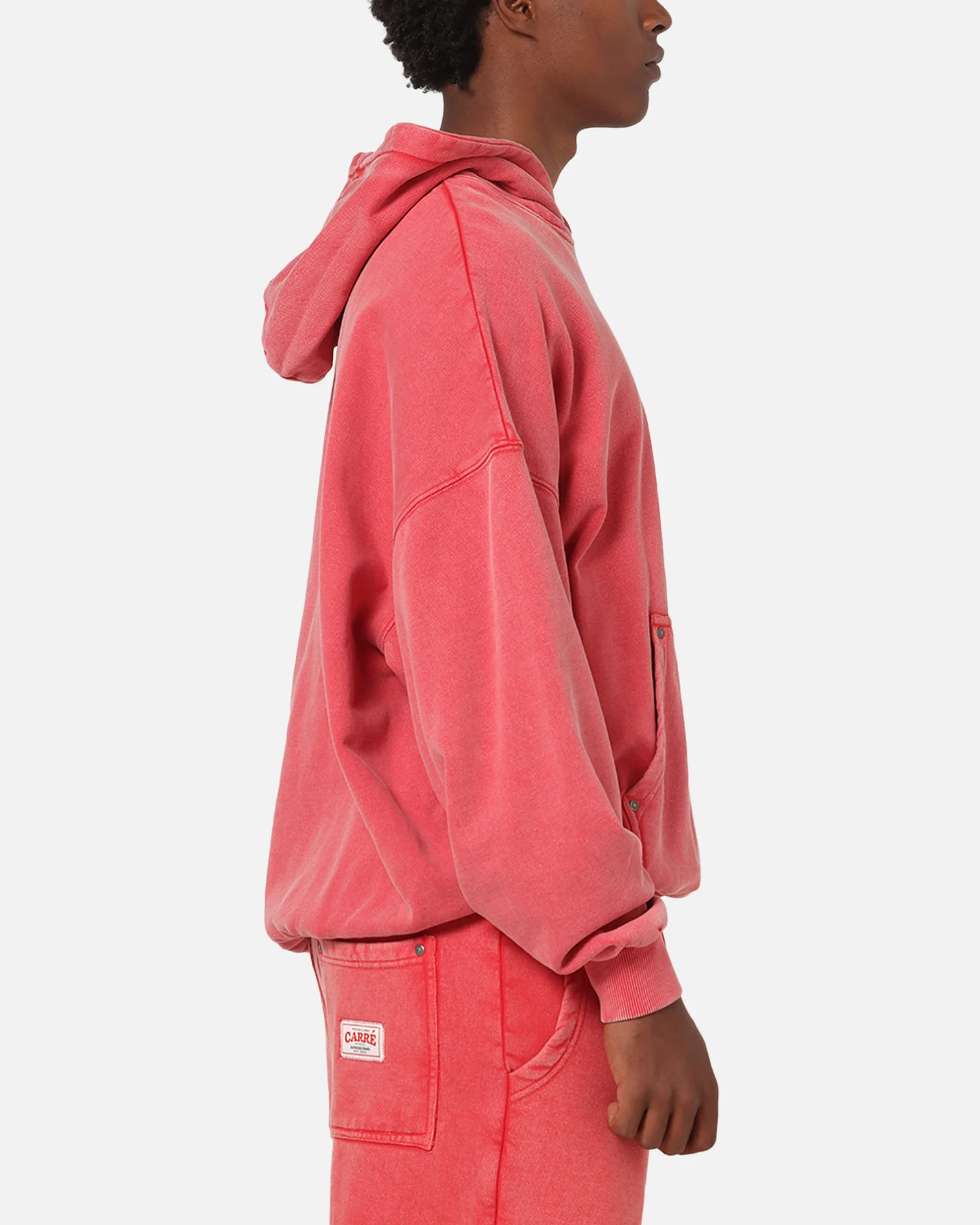 Carre Rivet Hoodie Pigment Washed