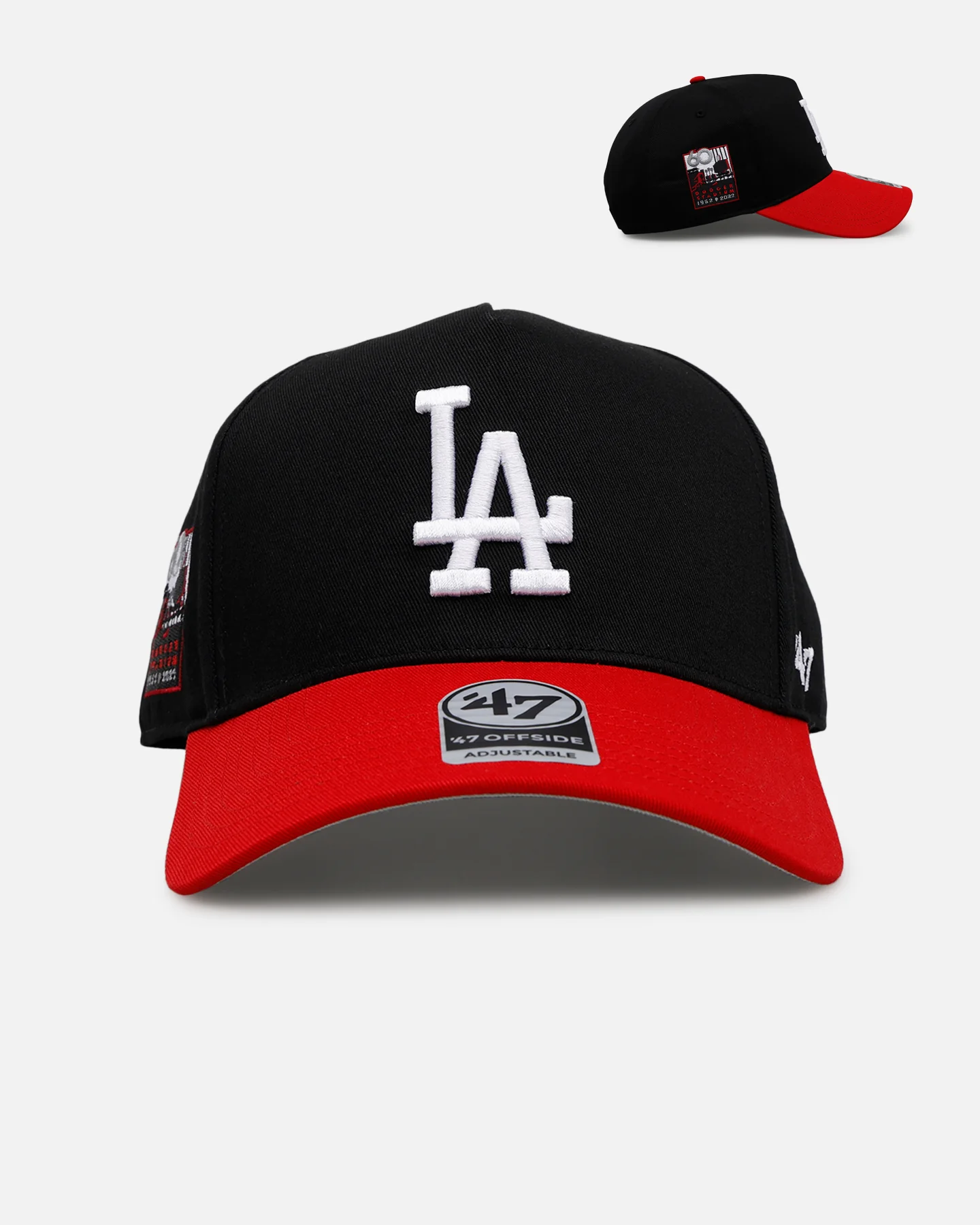 47 Brand Los Angeles Dodgers 'Black And Red Variety Pack' 47 Offside Snapback Black/Red