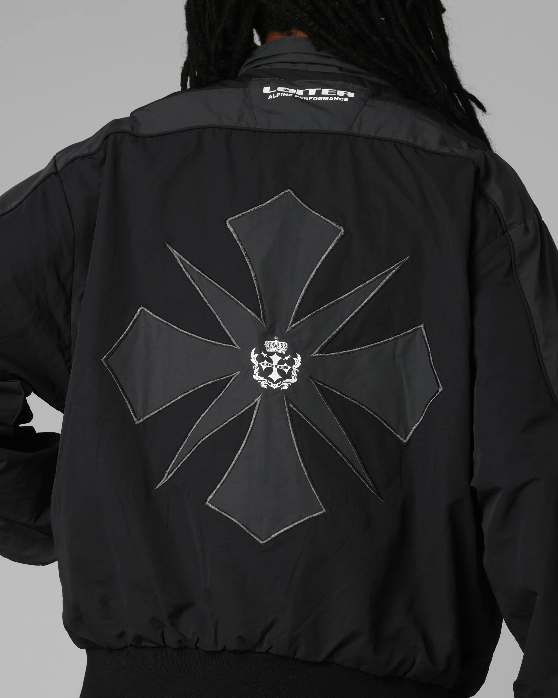 Loiter Club Classic Track Jacket Black