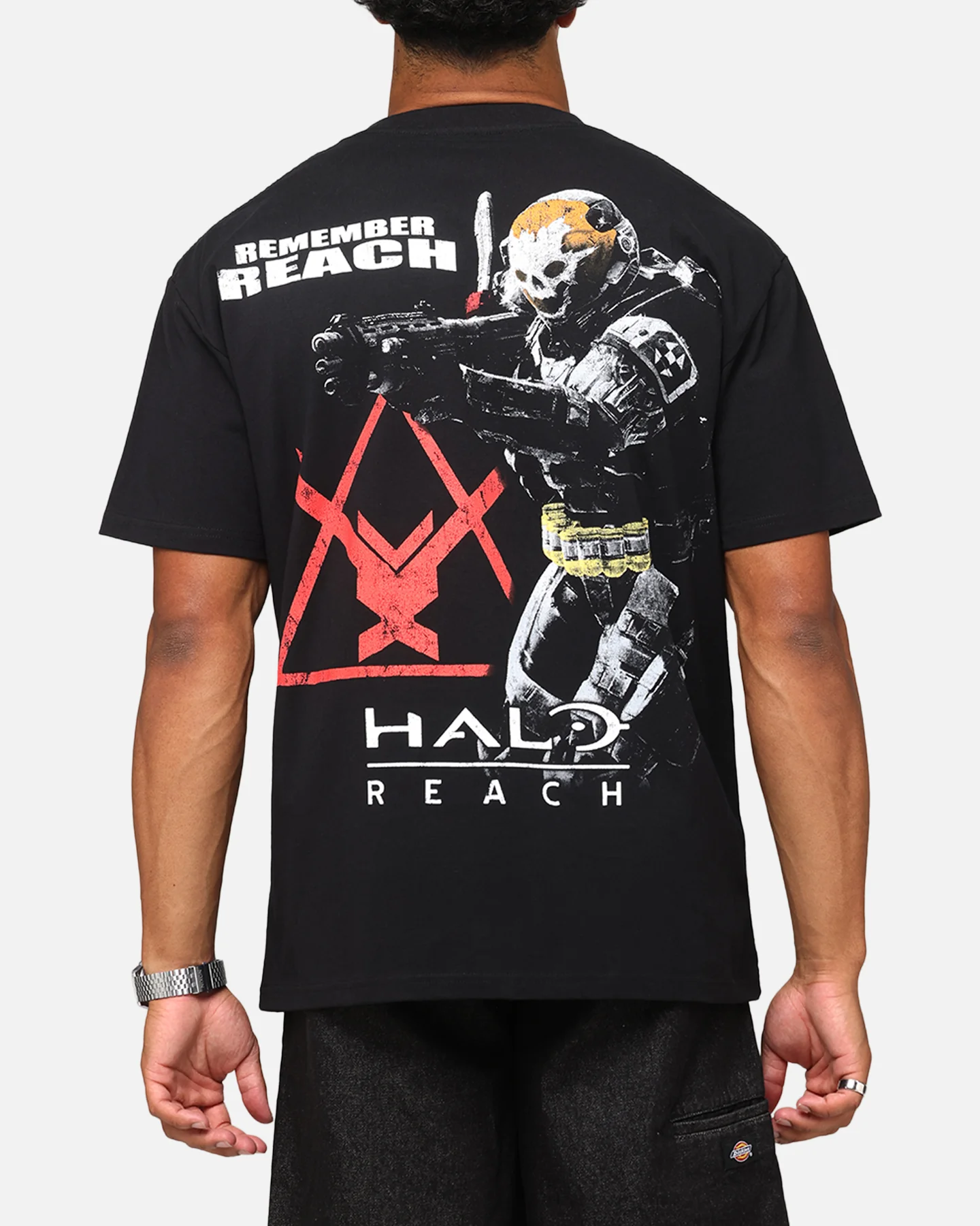 Goat Crew X Halo Halo Reach Emile Big Head Heavyweight T-Shirt Black