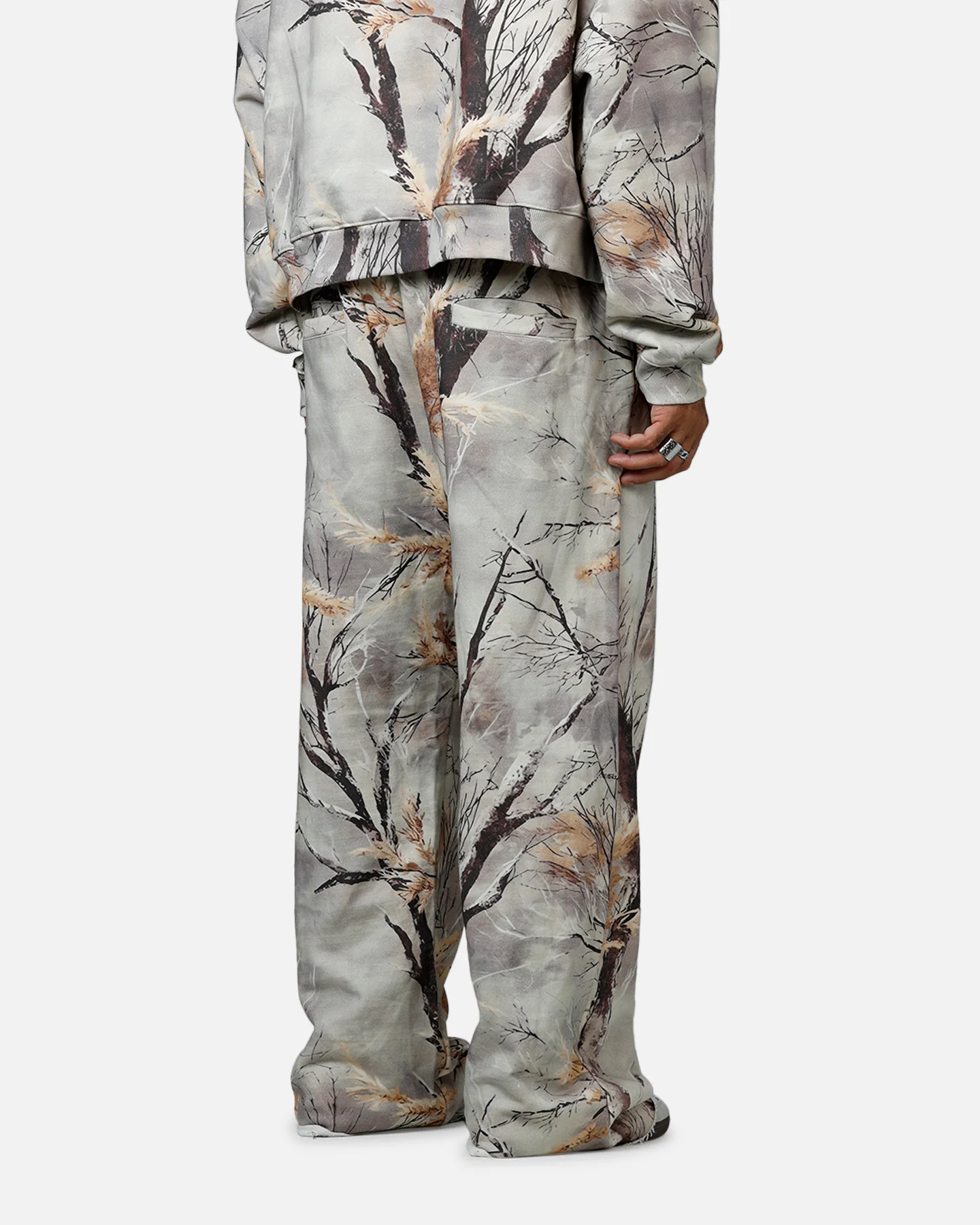 MNML Yoked Backed Sweatpants Snow Camo