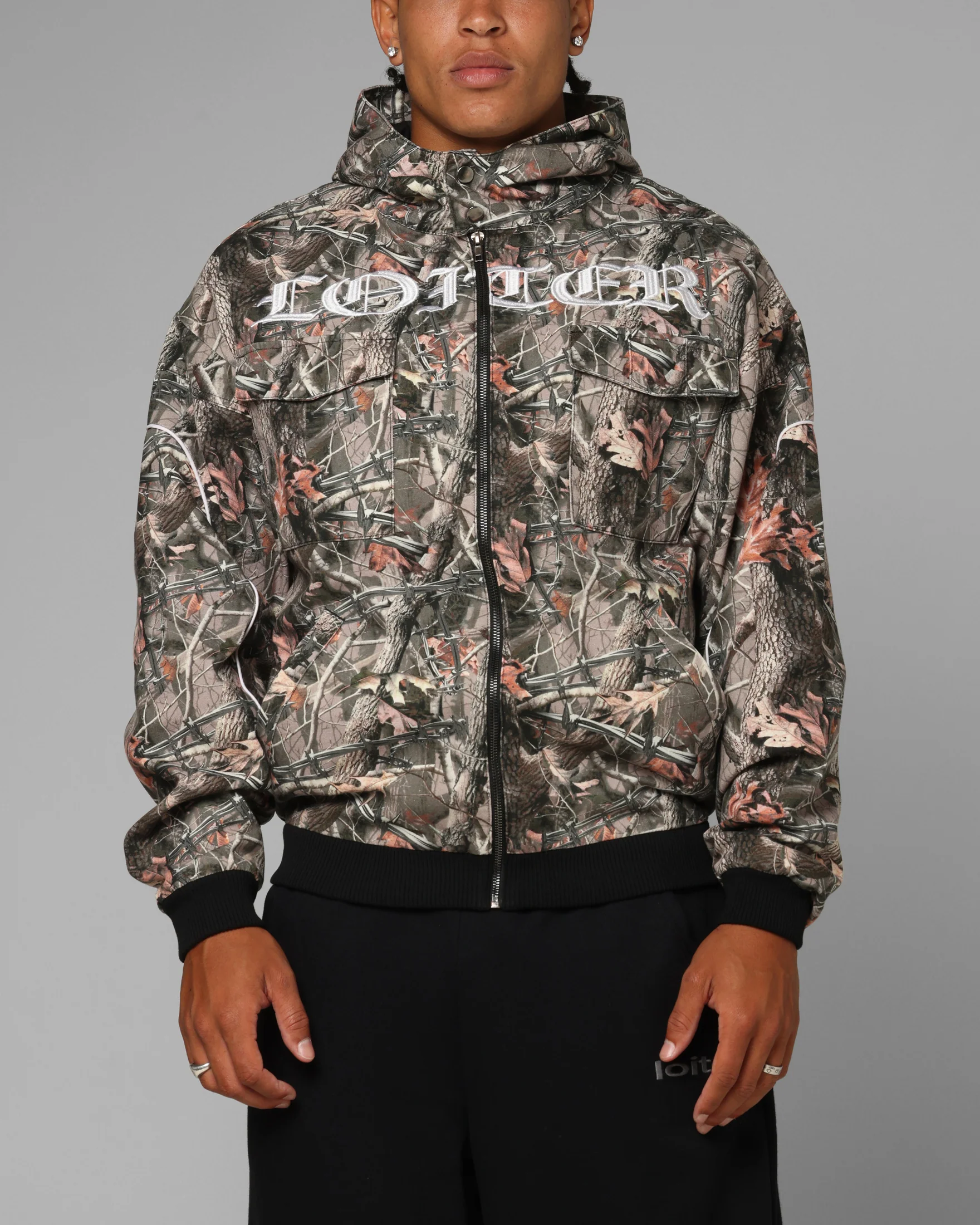 Loiter Fracture Hoodie Real Tree Camo