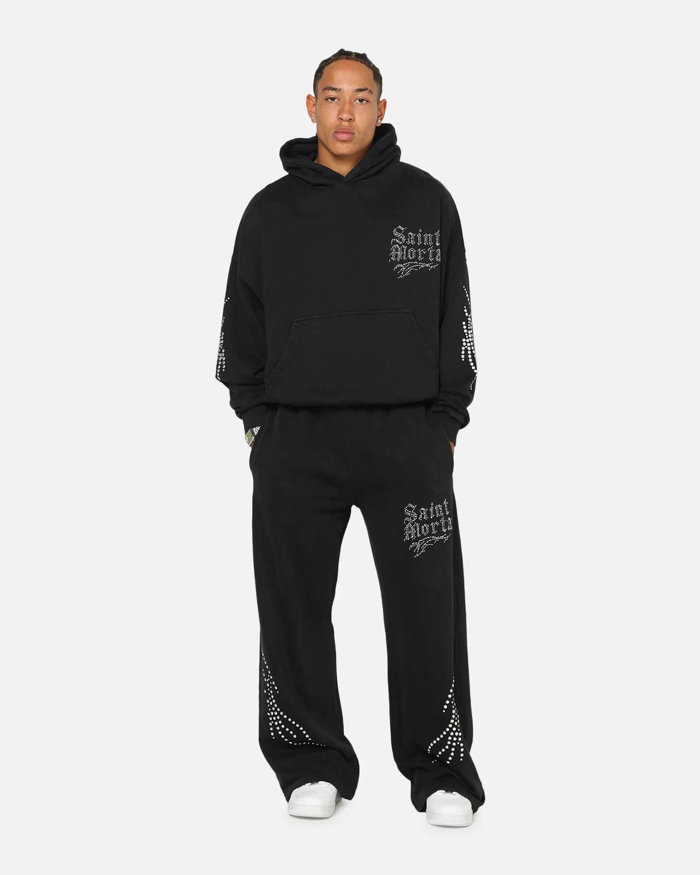 Saint Morta Sanctified Sweatpants Washed Black