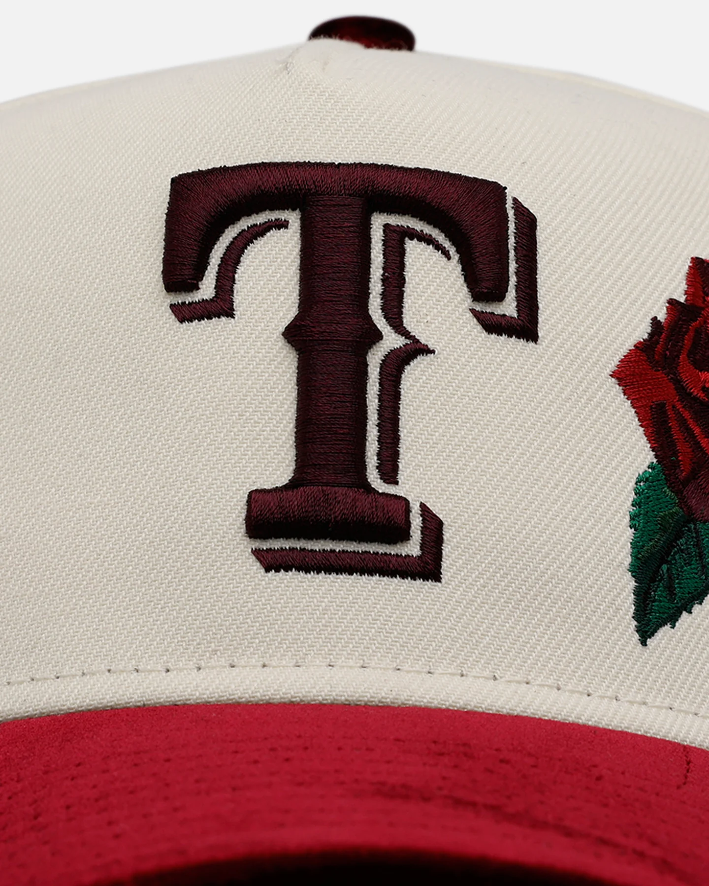 New Era Texas Rangers 'Velvet Roses' 9FORTY A-Frame Snapback Chrome