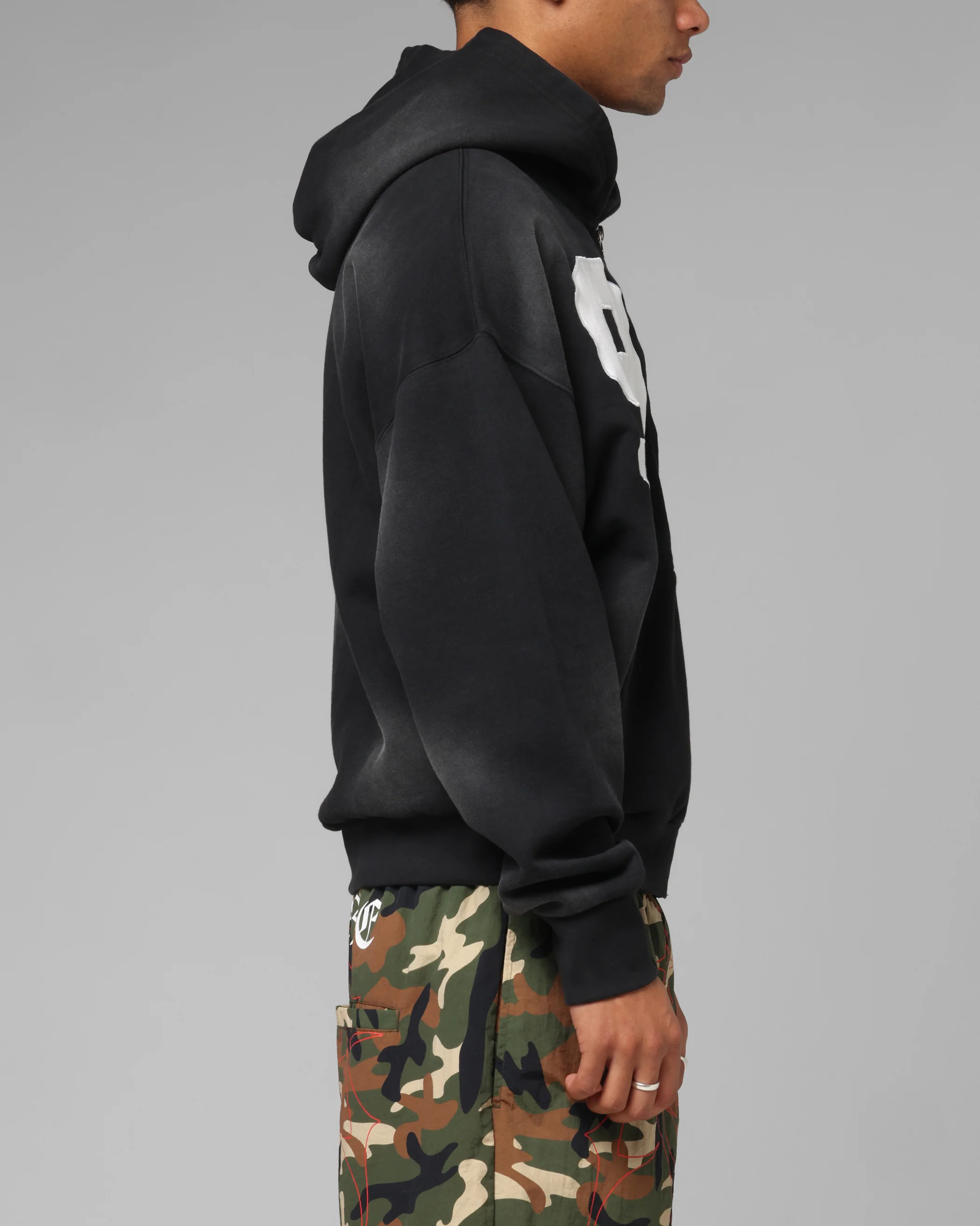 Loiter Cosmos Hoodie Washed Black