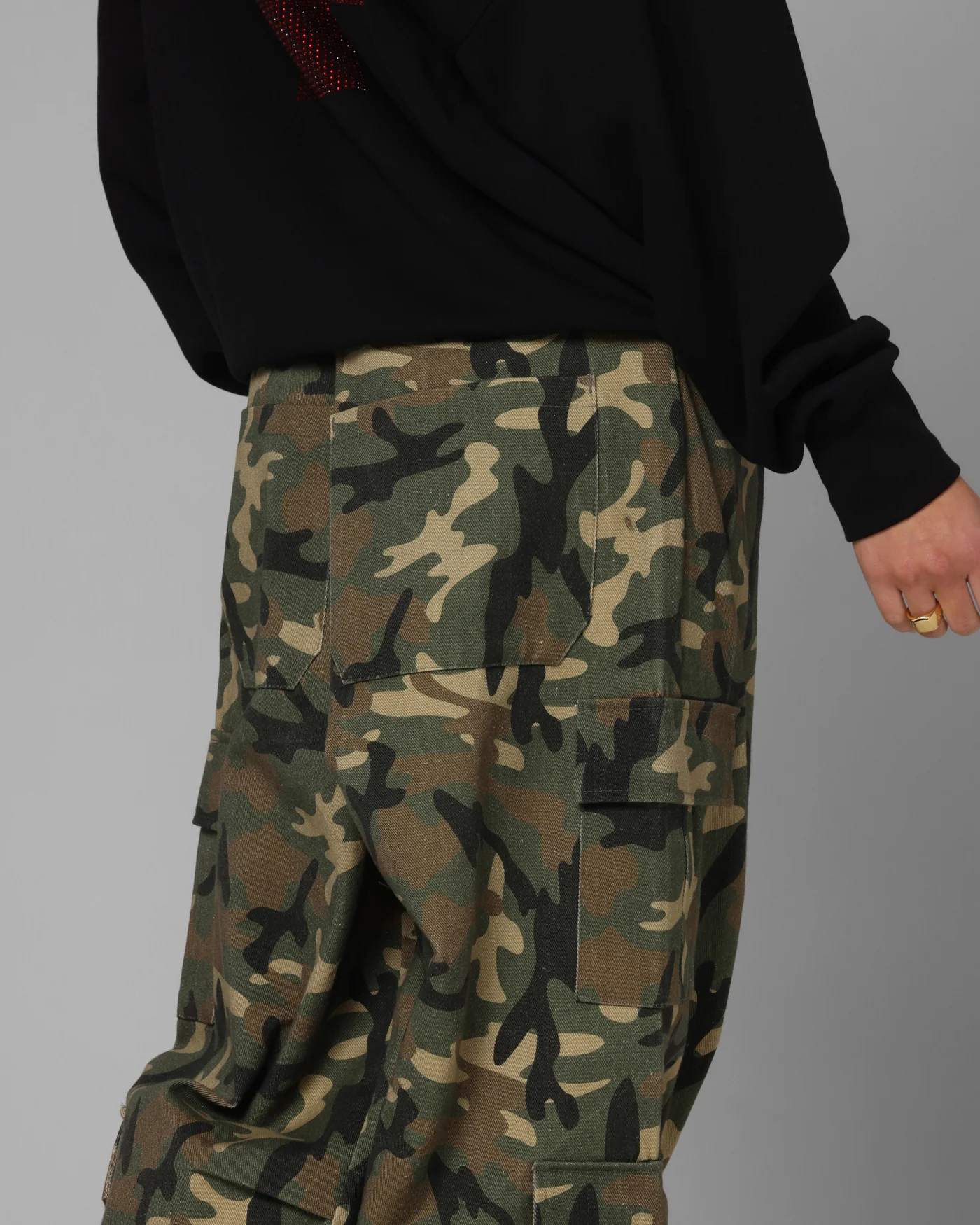 Loiter F-16 Balloon Cargo Pants Woodland Camo