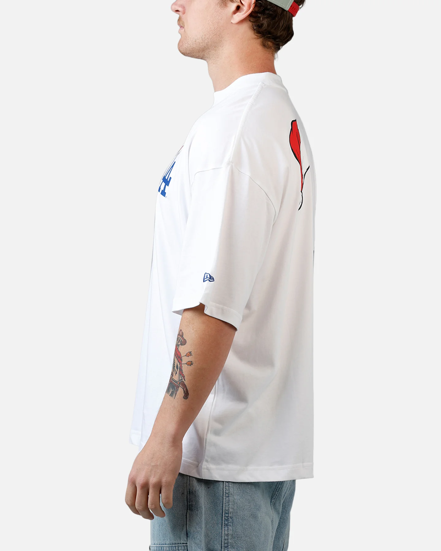 New Era Los Angeles Dodgers 'All I Want For Christmas' Santa T-Shirt White