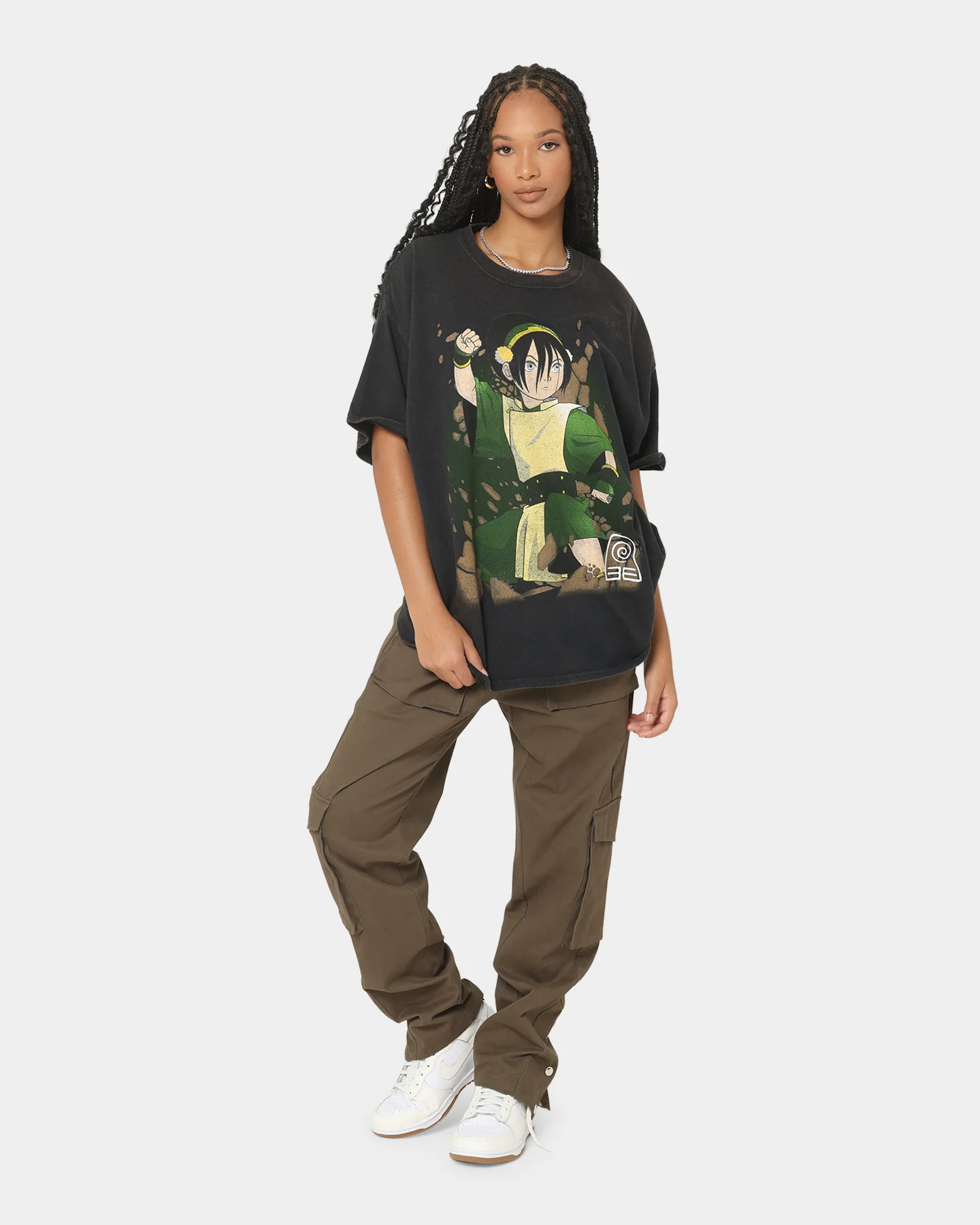 Goat Crew x Avatar: The Last Airbender Earth Elements Vintage T-Shirt Black Wash