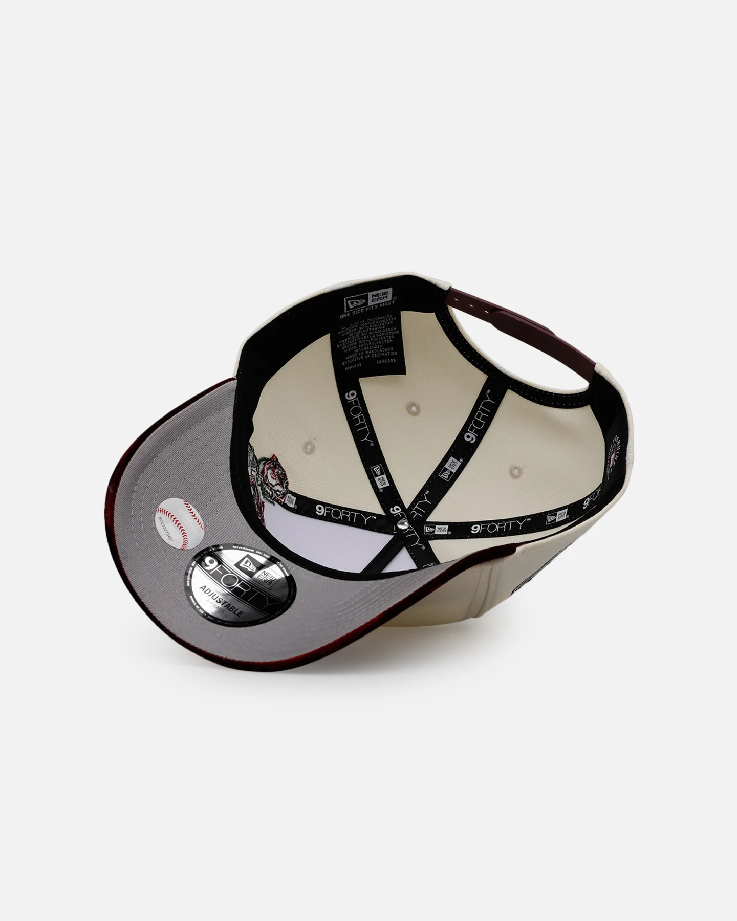 New Era Atlanta Braves 'Velvet Roses' 9FORTY A-Frame Snapback Chrome