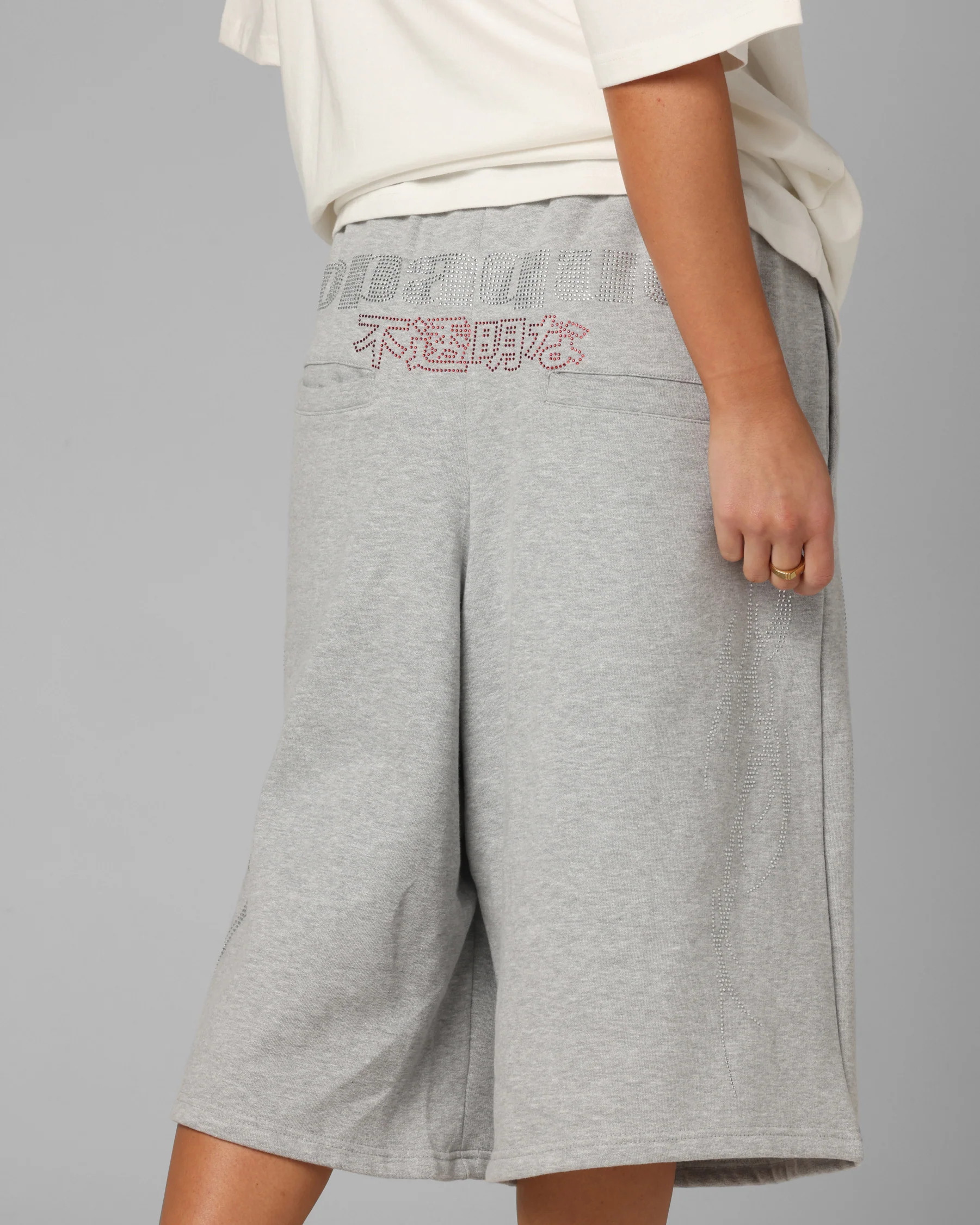 Loiter Opaque Sweat Shorts Grey