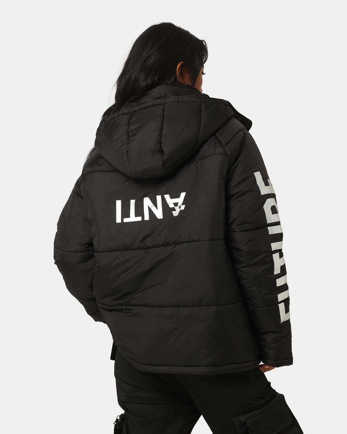 The Anti Order Hyphen ATD Puffer Jacket V2 Black/Silver