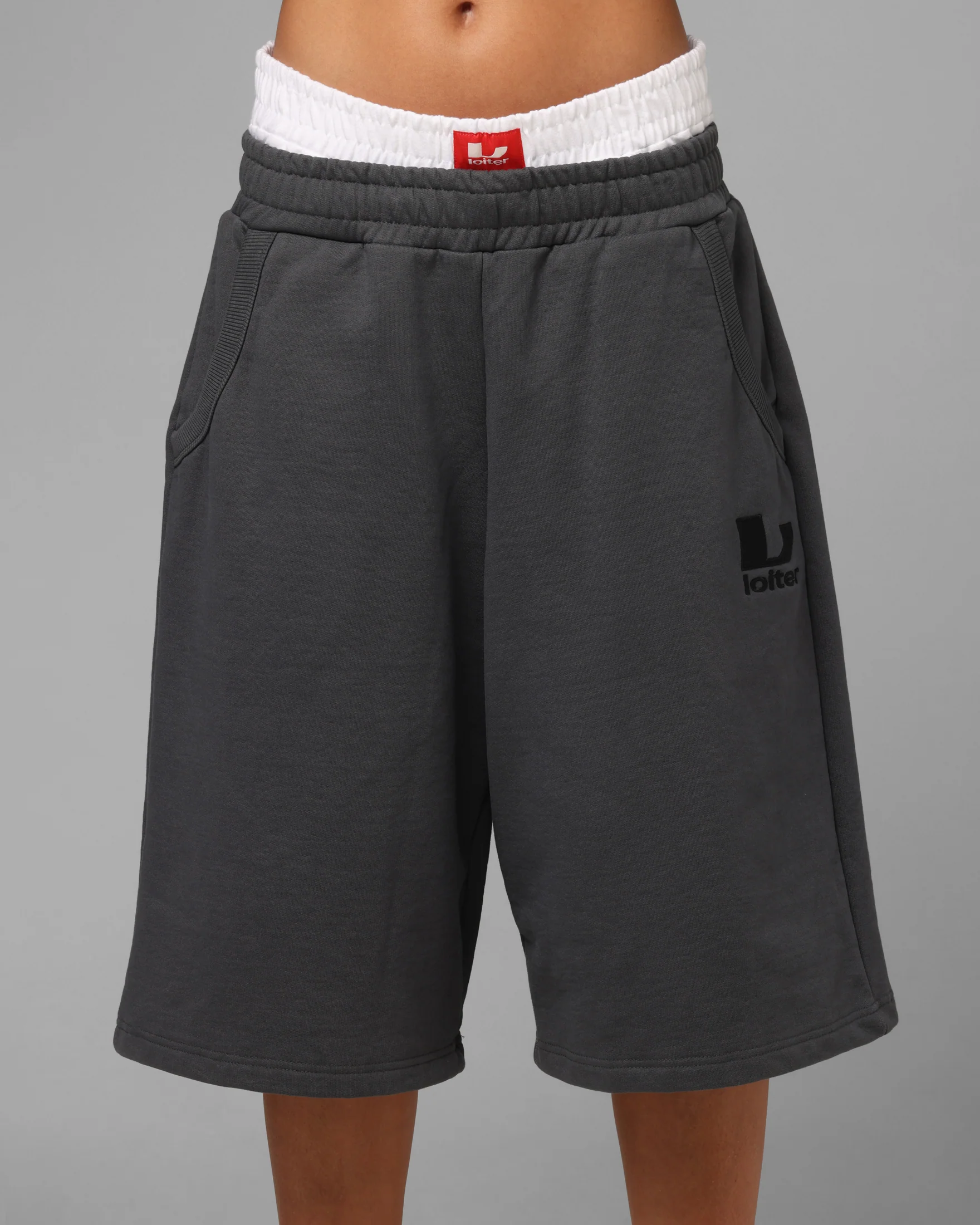 Loiter World Cup Shorts Charcoal