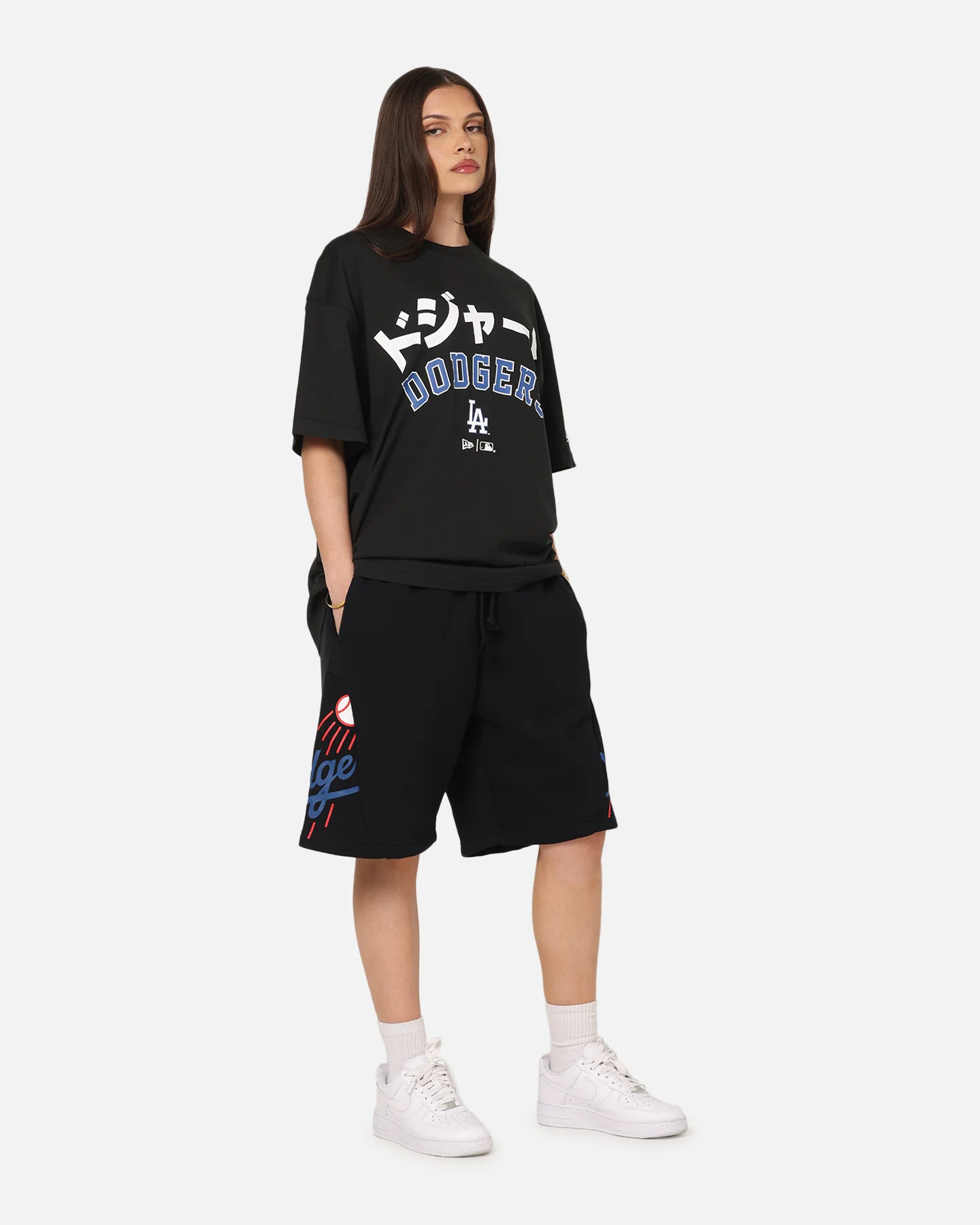 Mitchell & Ness Los Angeles Dodgers C&S Shorts Faded Black