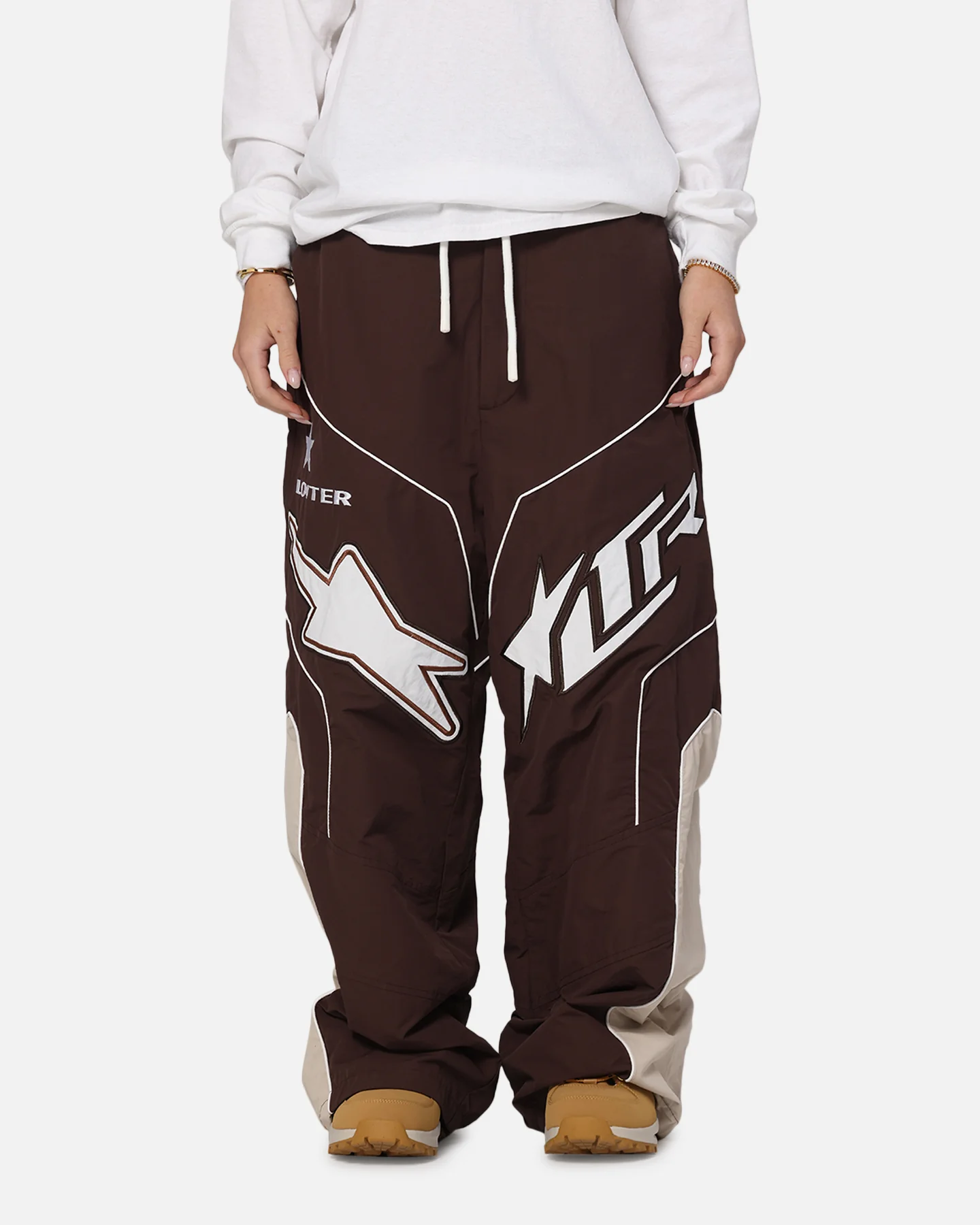Loiter Motocross Parachute Pants Brown