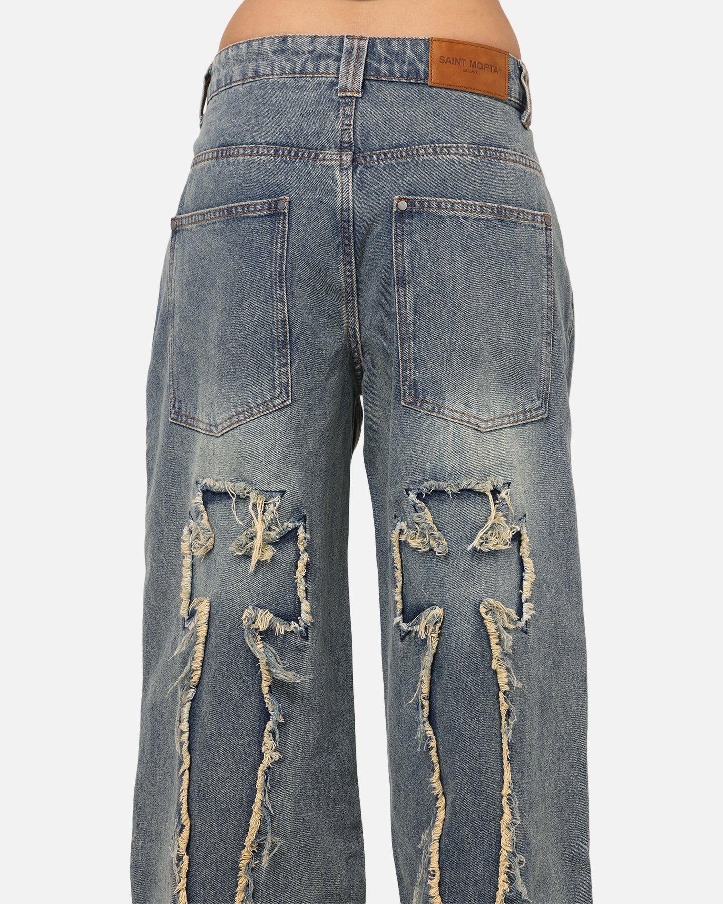 Saint Morta Amplus Crossfire Jeans Dirty Denim