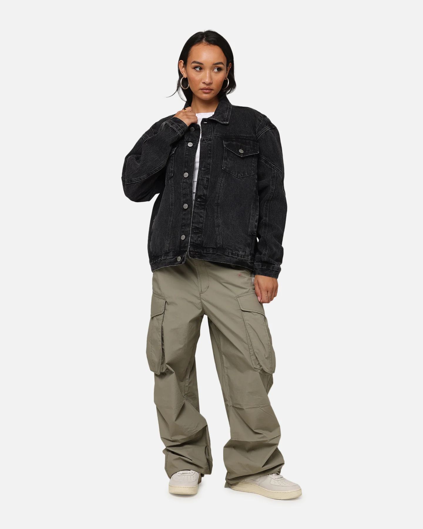 Saint Morta Armoury Denim Jacket Black Shadow