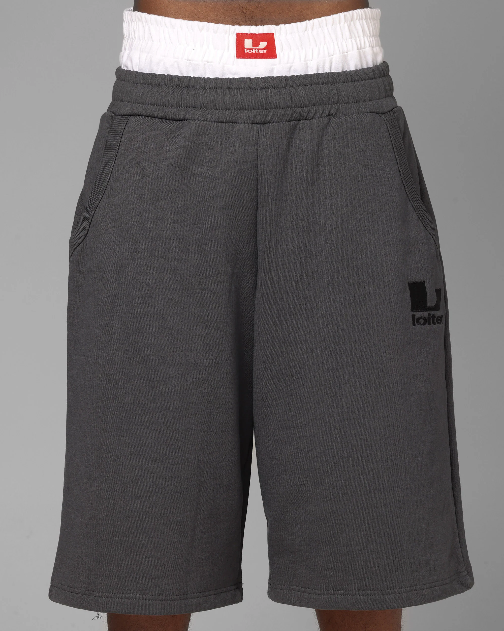 Loiter World Cup Shorts Charcoal