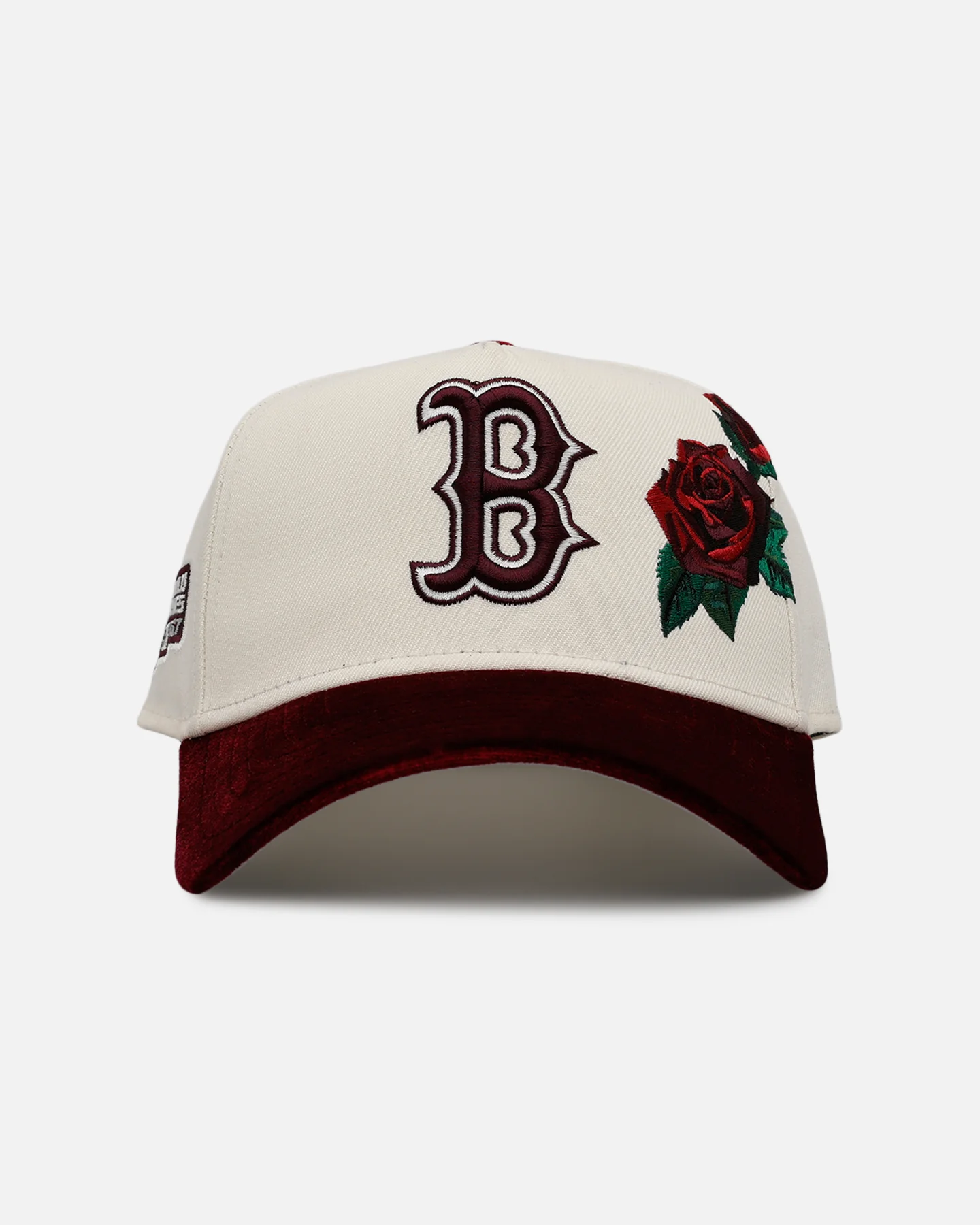 New Era Boston Red Sox 'Velvet Roses' 9FORTY A-Frame Snapback Chrome