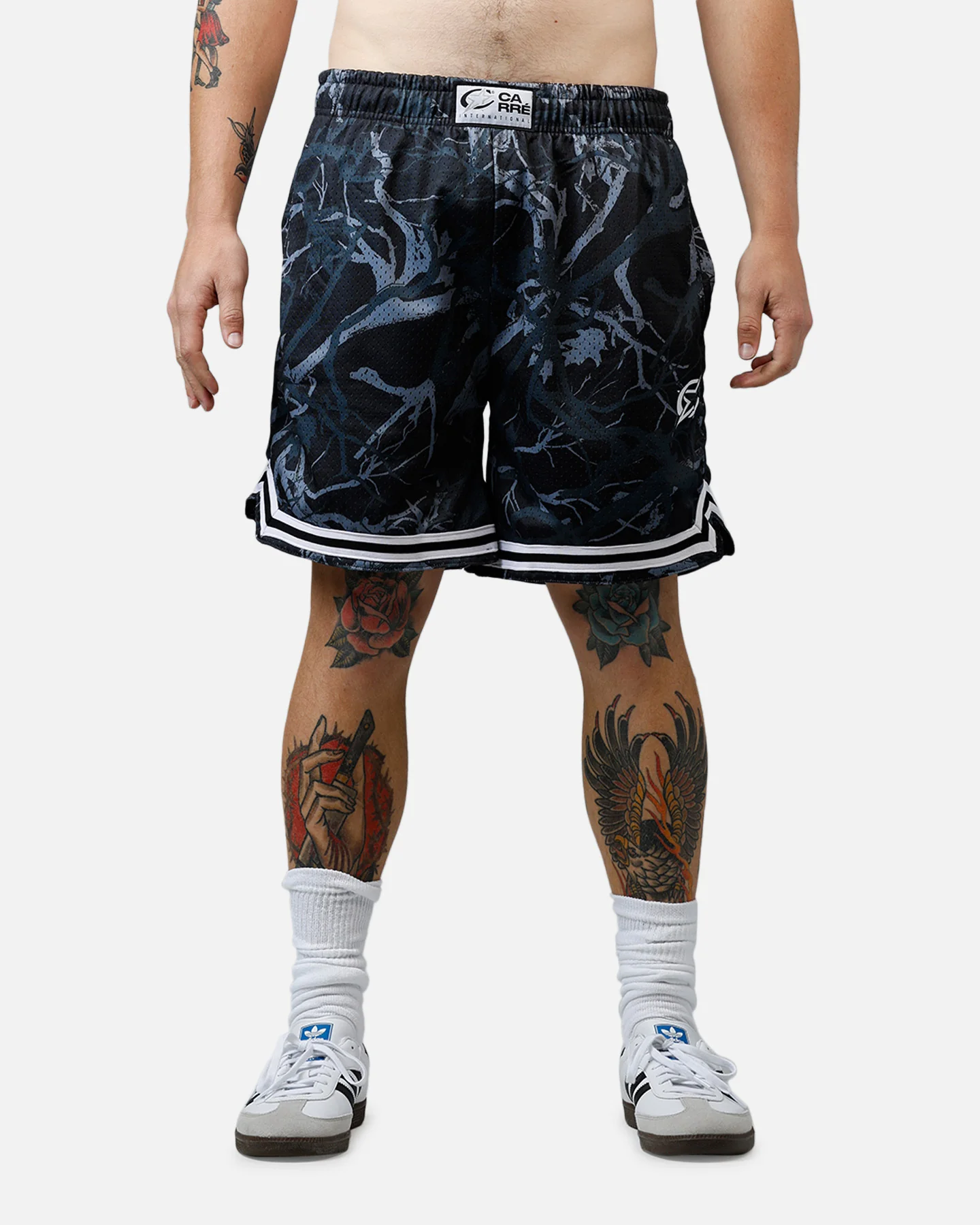 Carre Outlaw Mesh Shorts Black Real Tree
