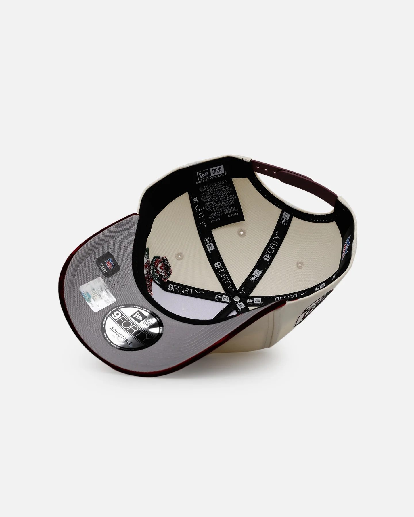 New Era San Francisco 49ers 'Velvet Roses' 9FORTY A-Frame Snapback Chrome