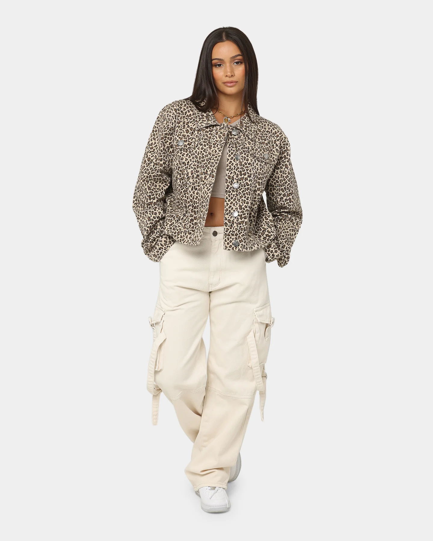 XXIII Ibernia Boyfriend Cargo Pants Bone