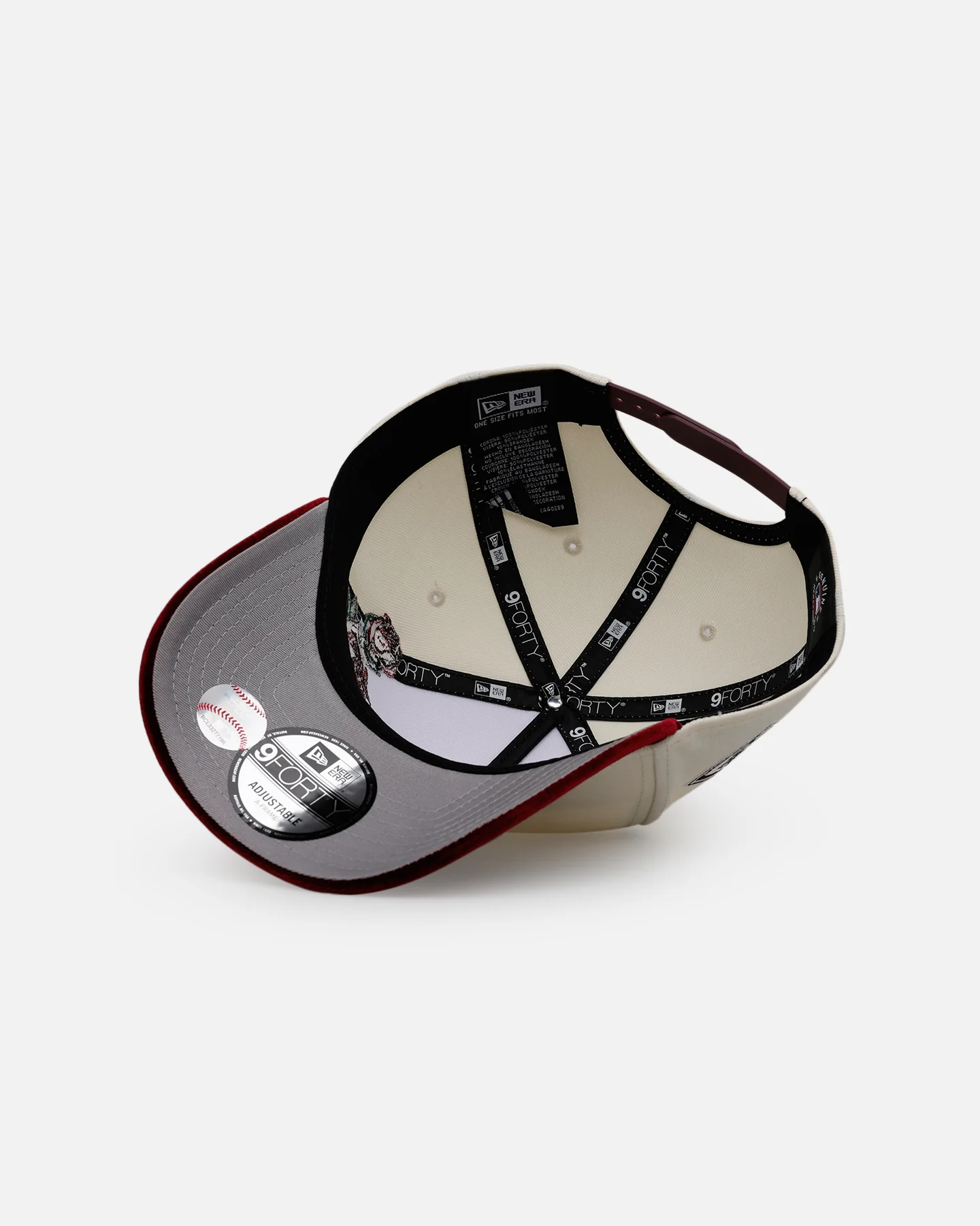 New Era Texas Rangers 'Velvet Roses' 9FORTY A-Frame Snapback Chrome