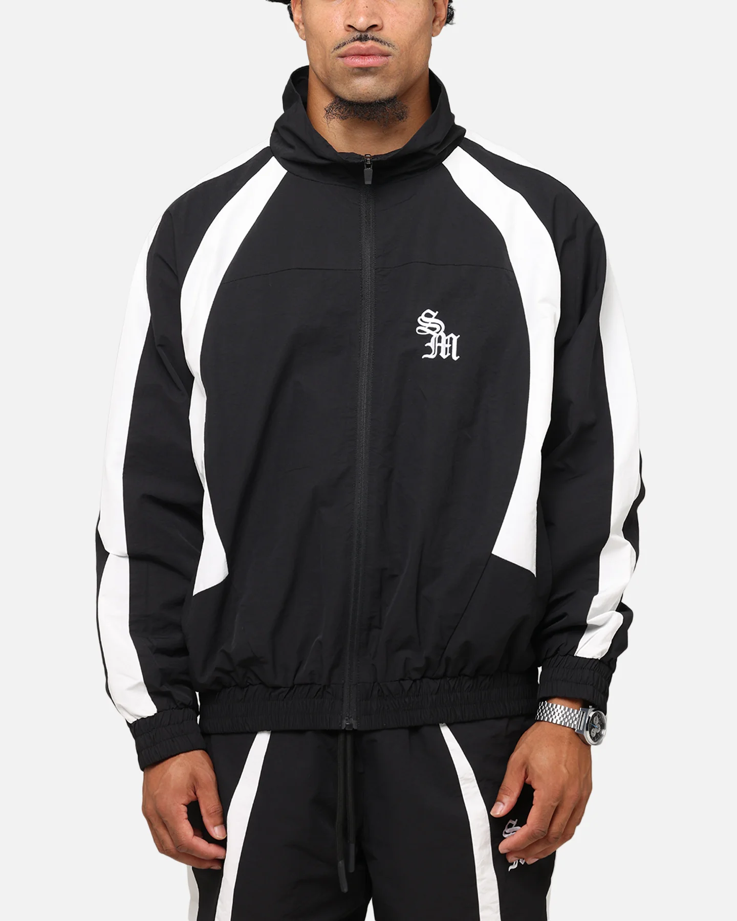 Saint Morta Oblivion Windbreaker Jacket Black/White