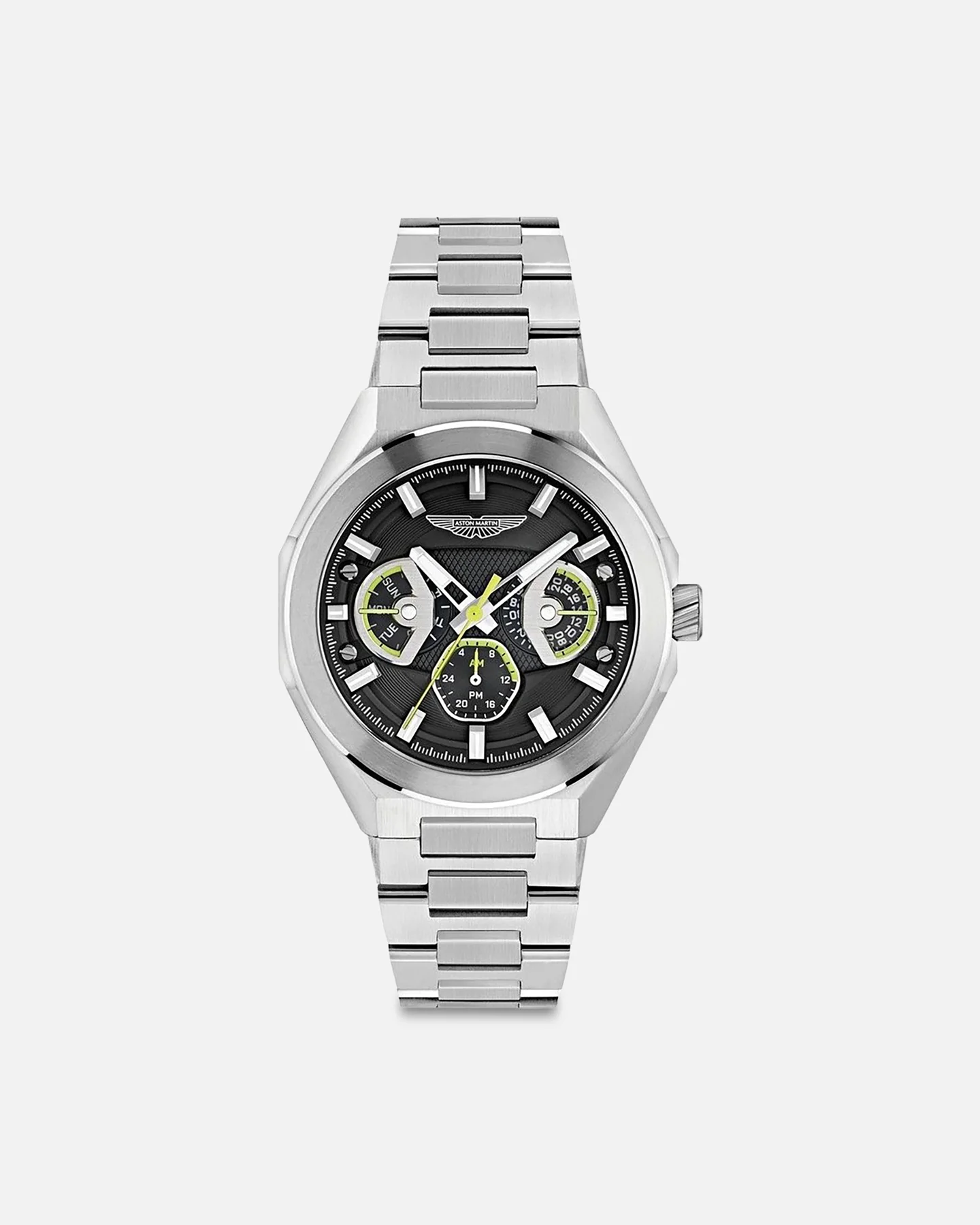 Aston Martin TKS Bracelet Watch Silver/Black