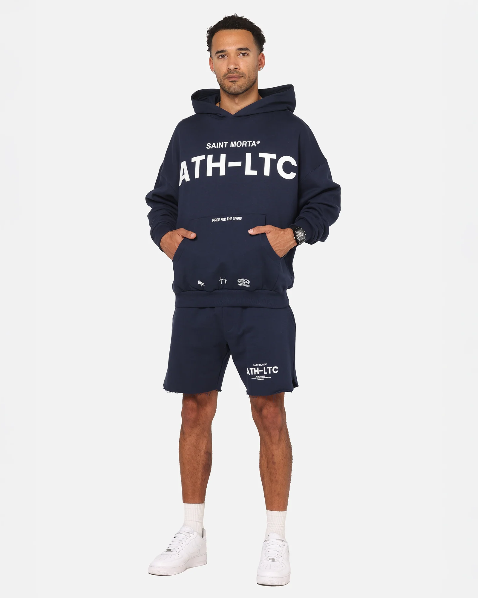 Saint Morta Athltc Hoodie Dark Royal