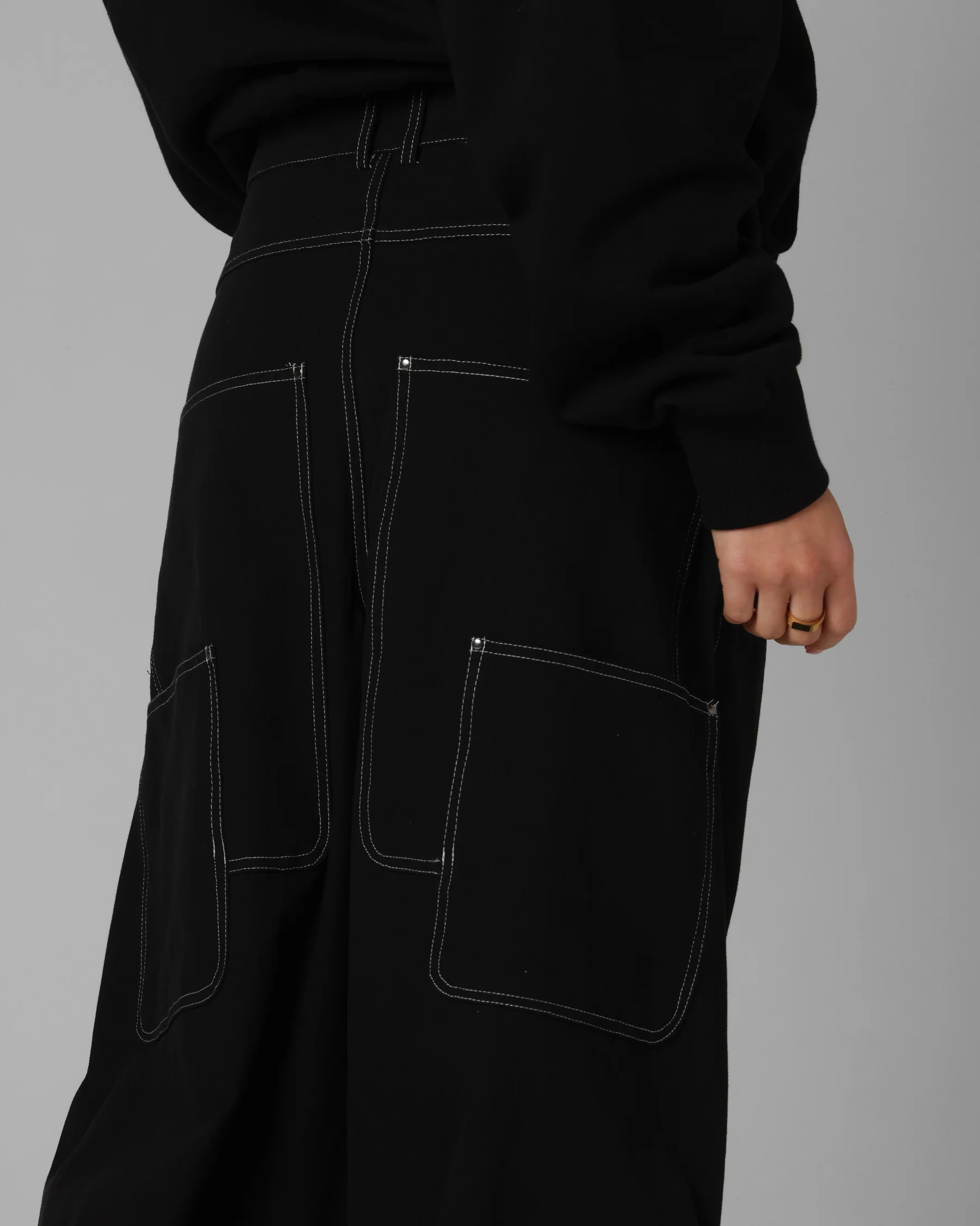 Loiter F-22 Raver Jeans Black