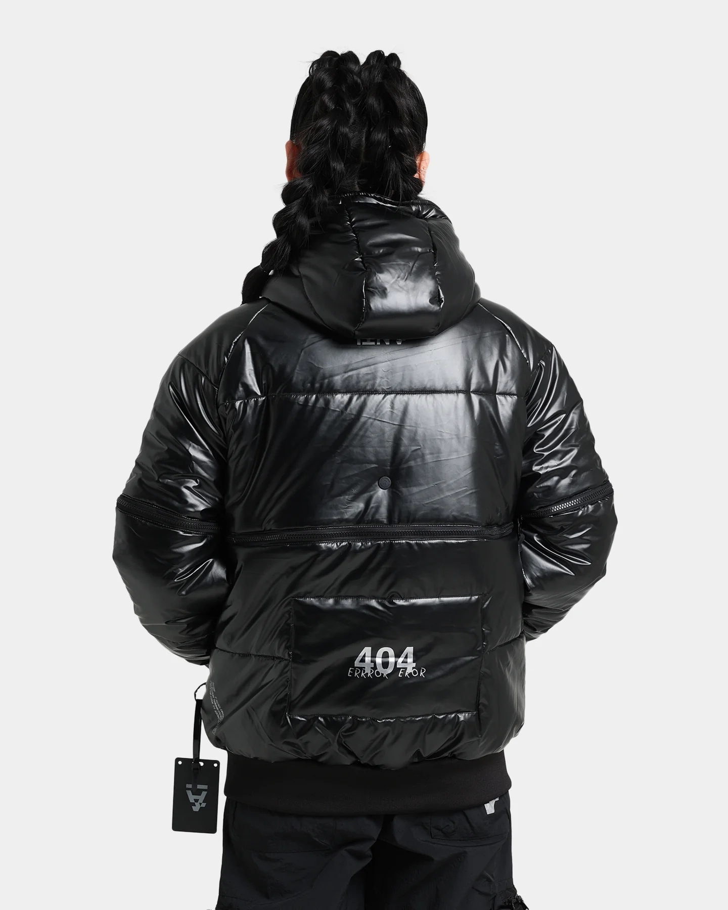 The Anti Order Anti Joy Technical Puffer Jacket Black/Silver