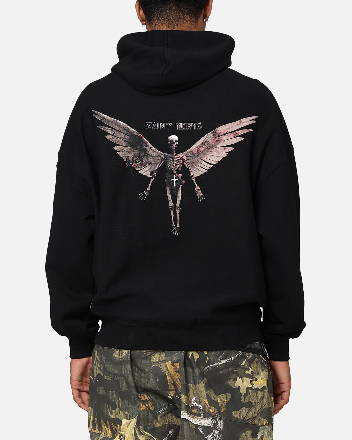 Saint Morta Momento Mori Hoodie Black
