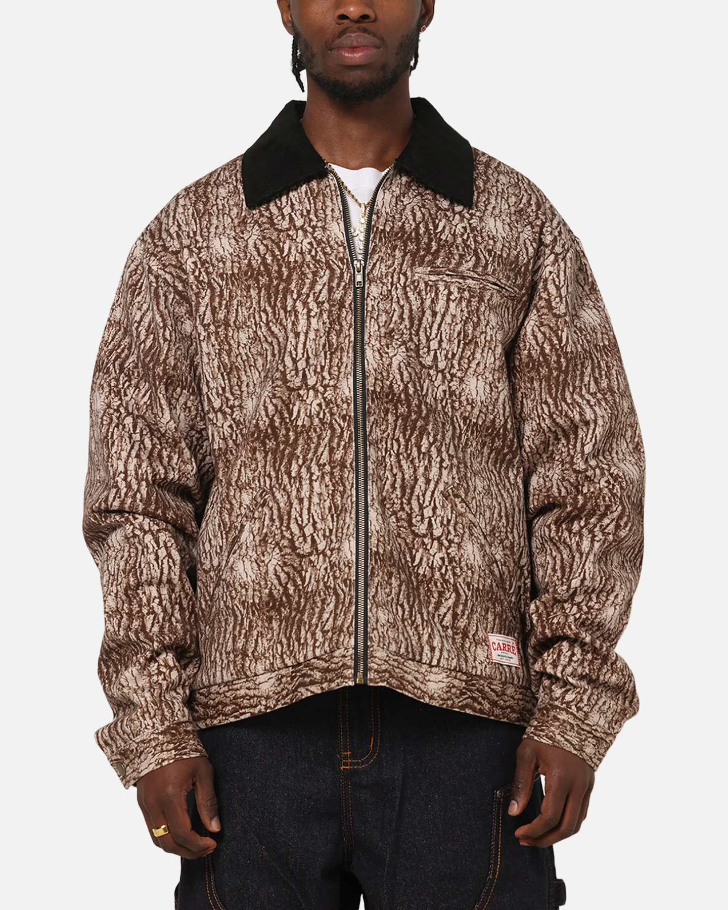 Carre Canvas Jacket Tree Bark