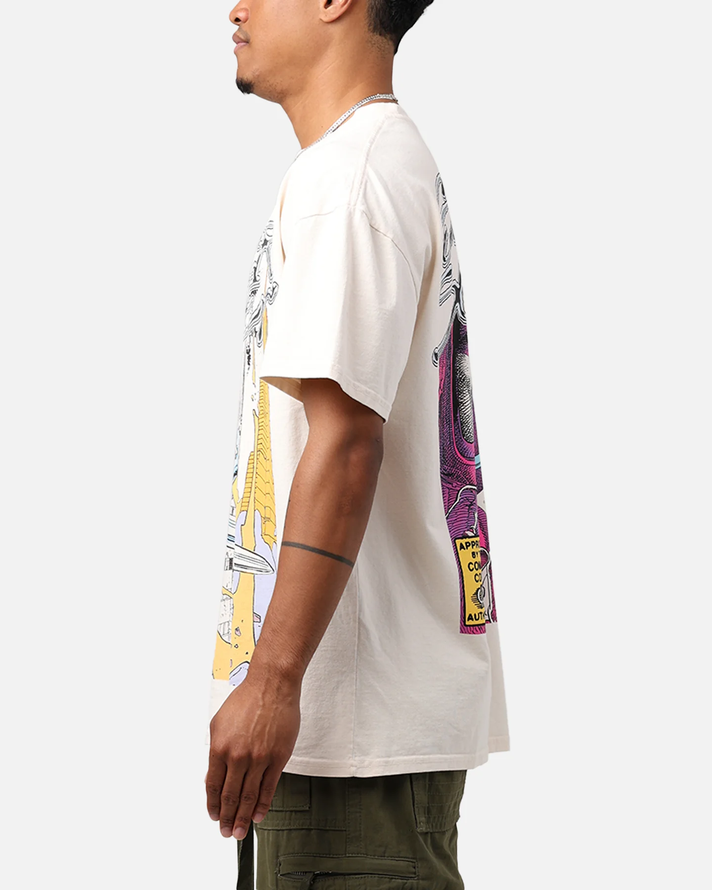 Marvel Silver Surfer Heavyweight T-Shirt Off White