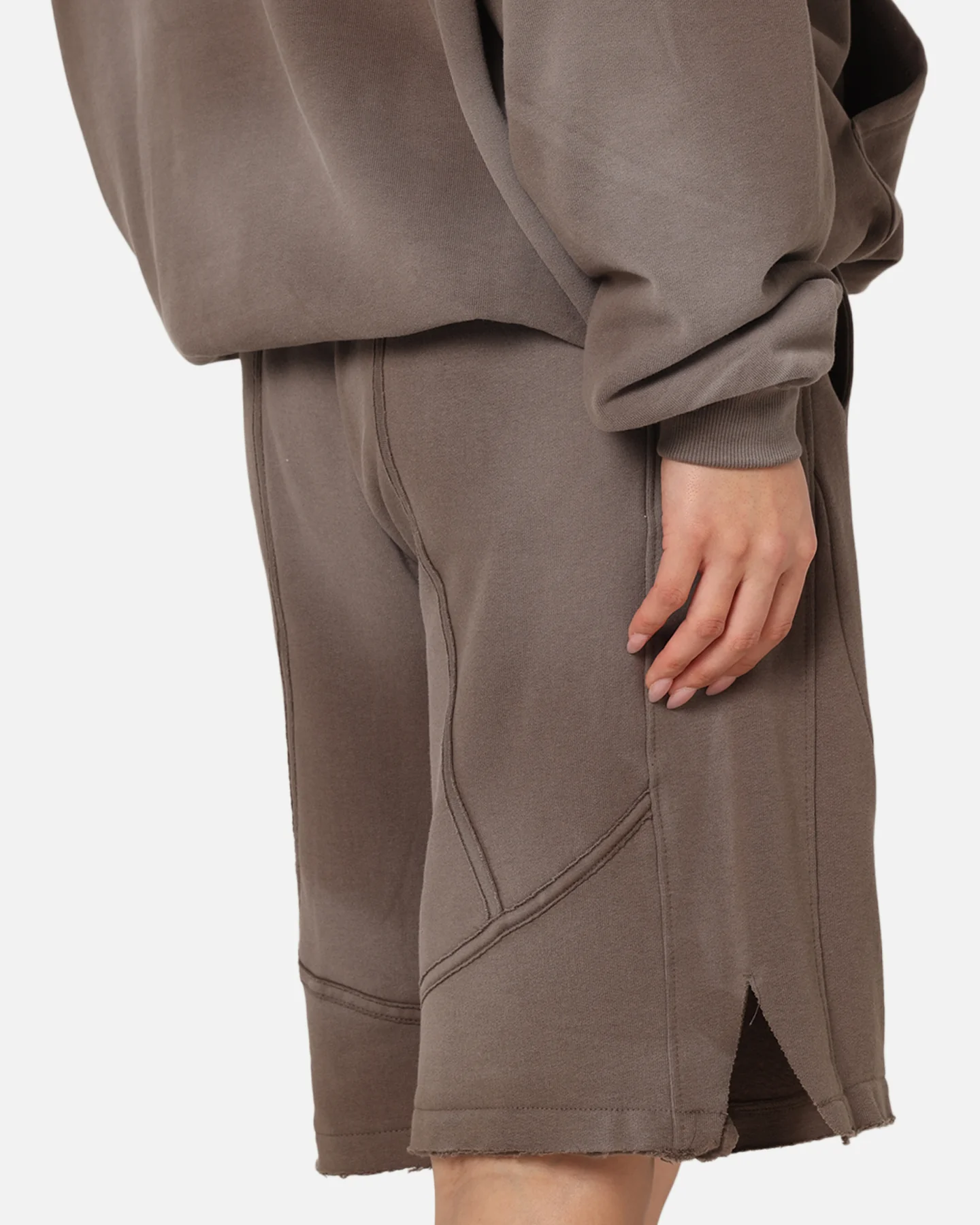 The Anti Order Apocalypse Sweat Shorts Sunfade Brown