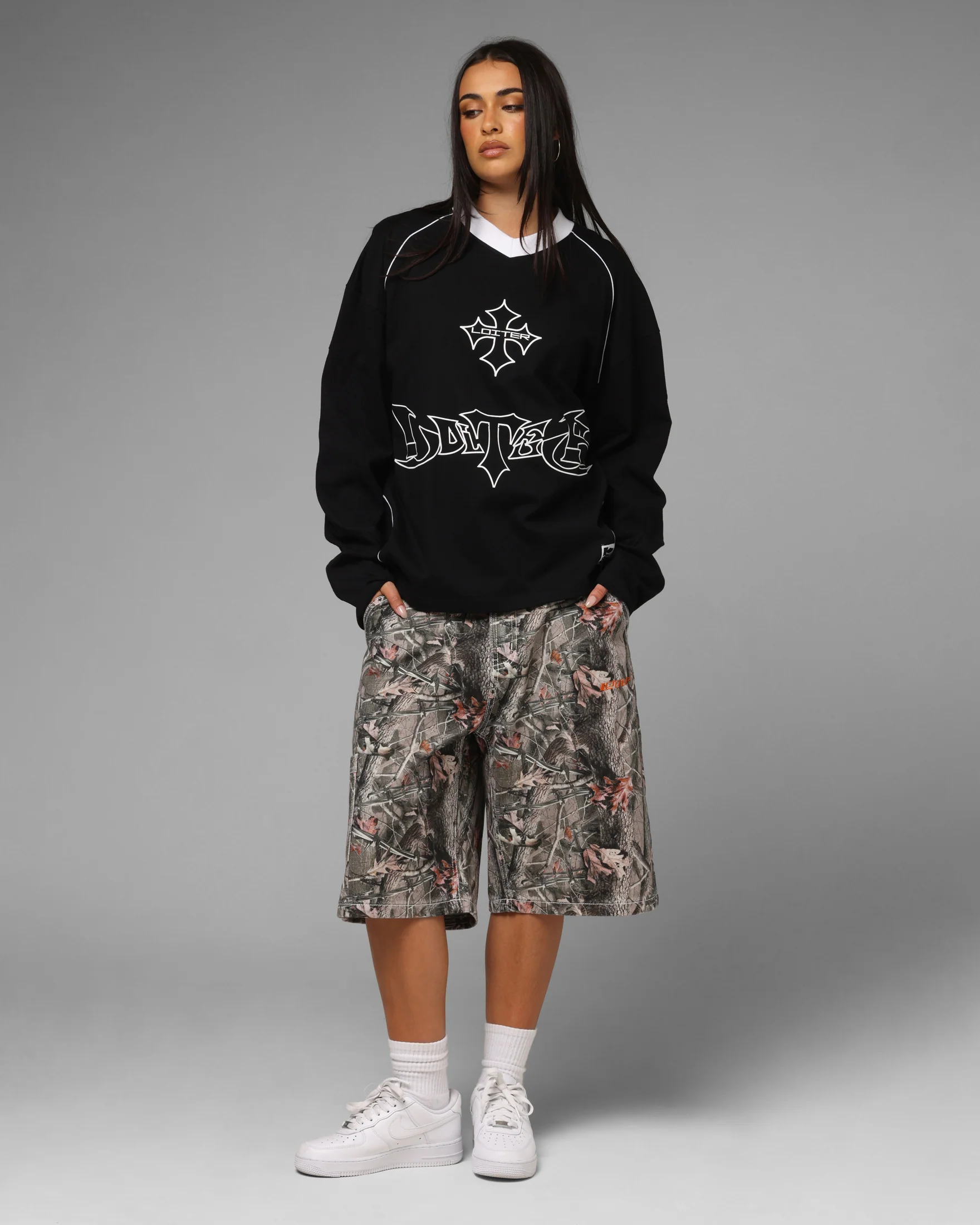 Loiter Imperial Cup Long Sleeve T-Shirt Black