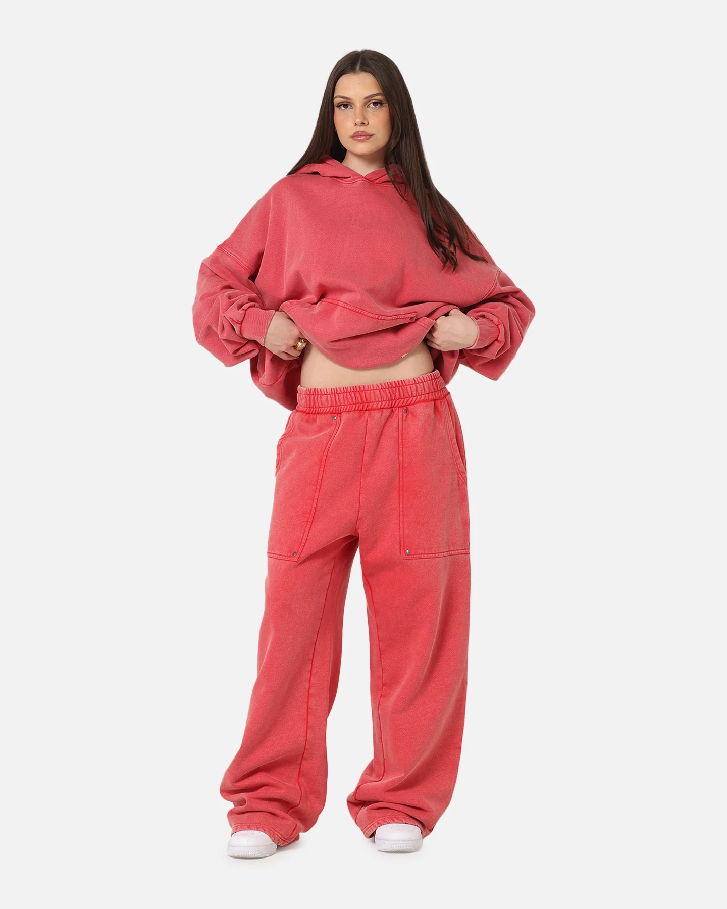 Carre Rivet Trackpants Pigment Washed