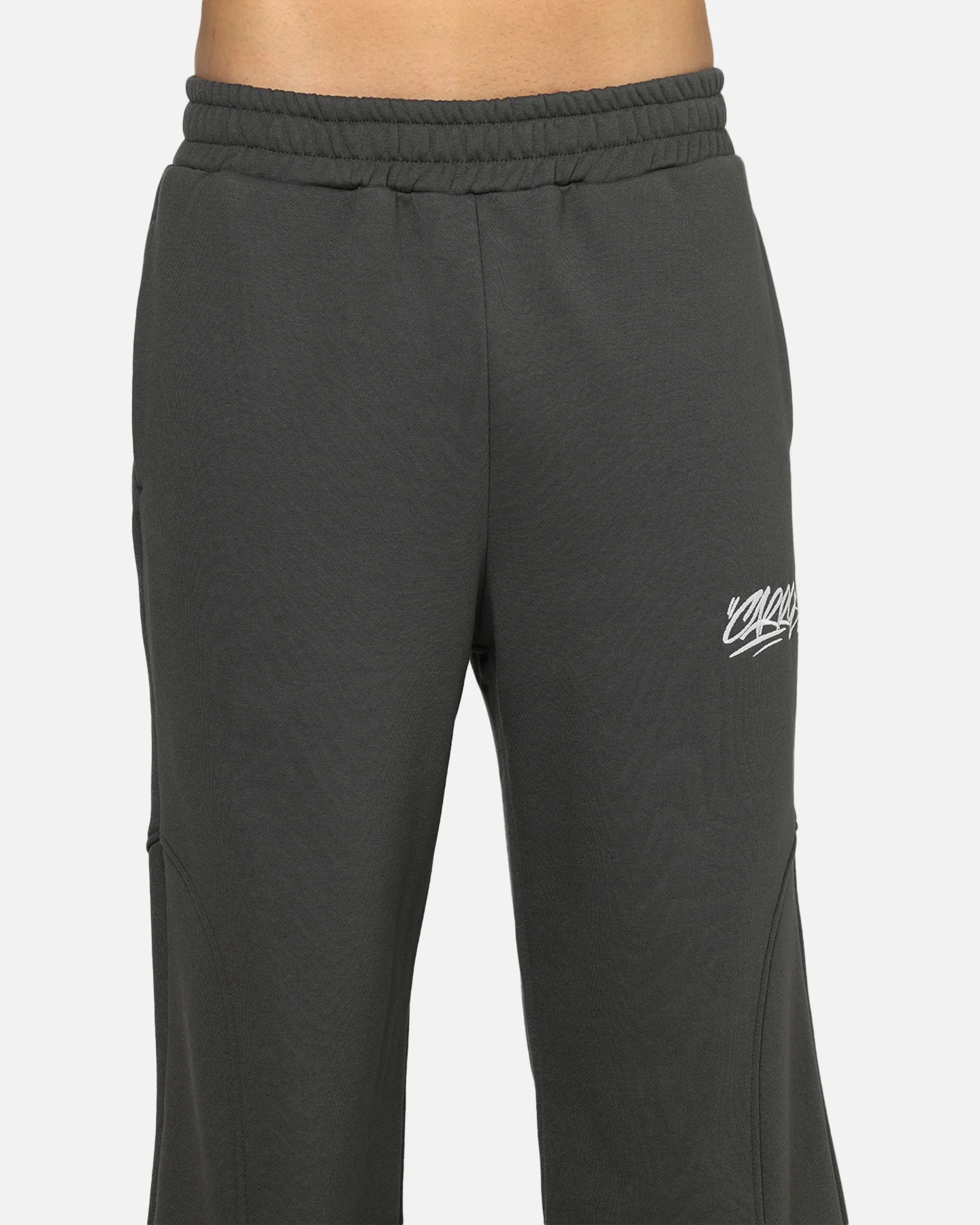 Carre Off Grid Panelled Trackpants Dark Grey